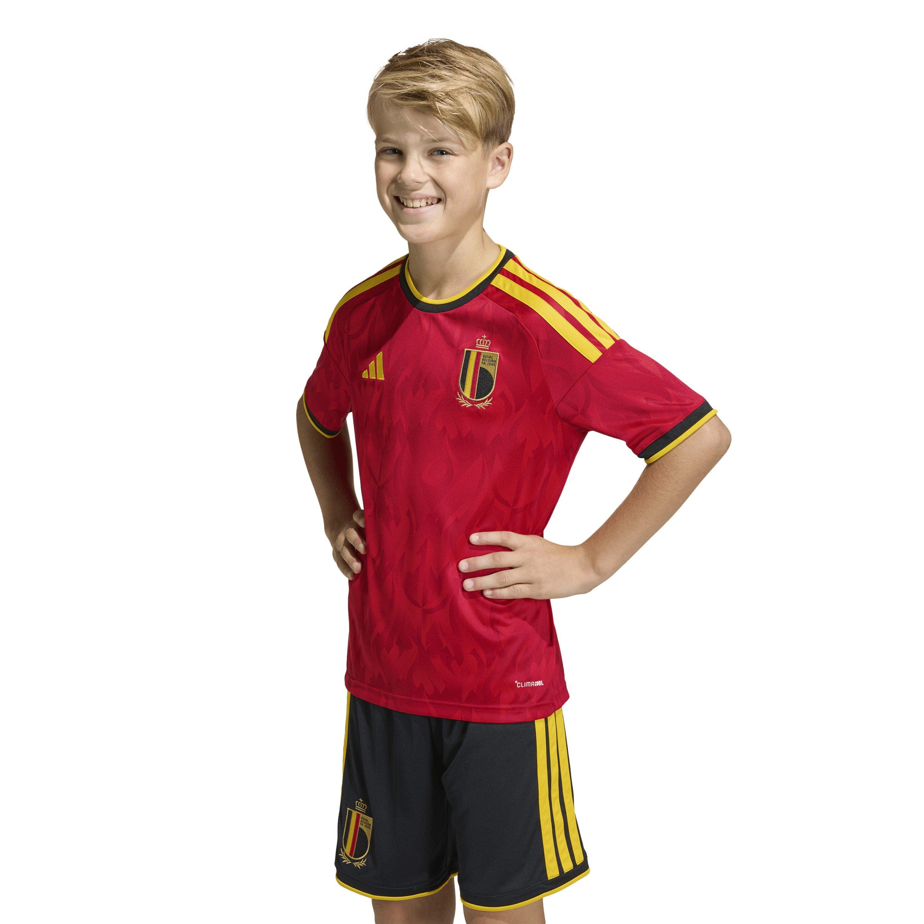 Rot/Gold - adidas - Belgium Home Shirt World Cup 2026 Juniors - 5
