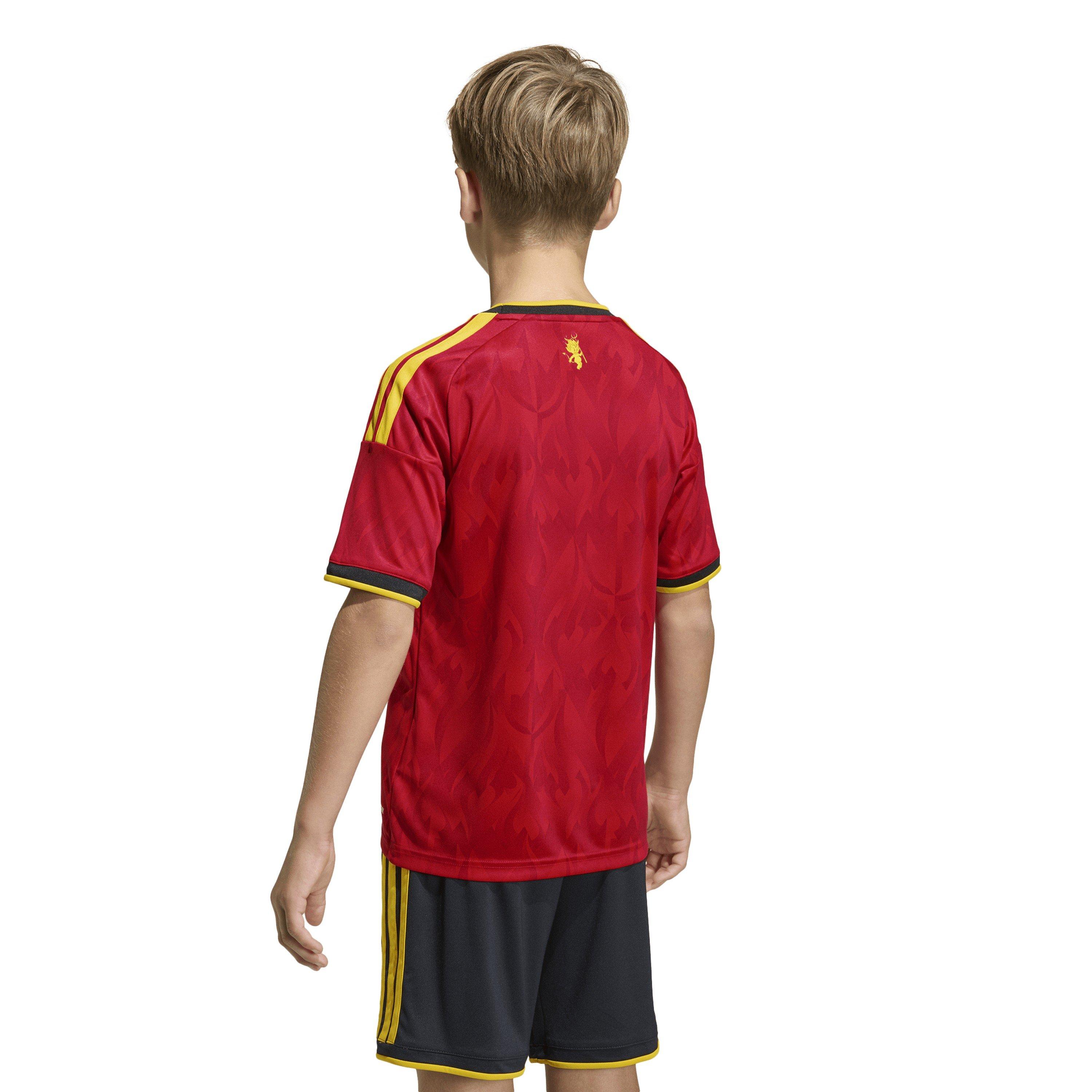 Rot/Gold - adidas - Belgium Home Shirt World Cup 2026 Juniors - 6