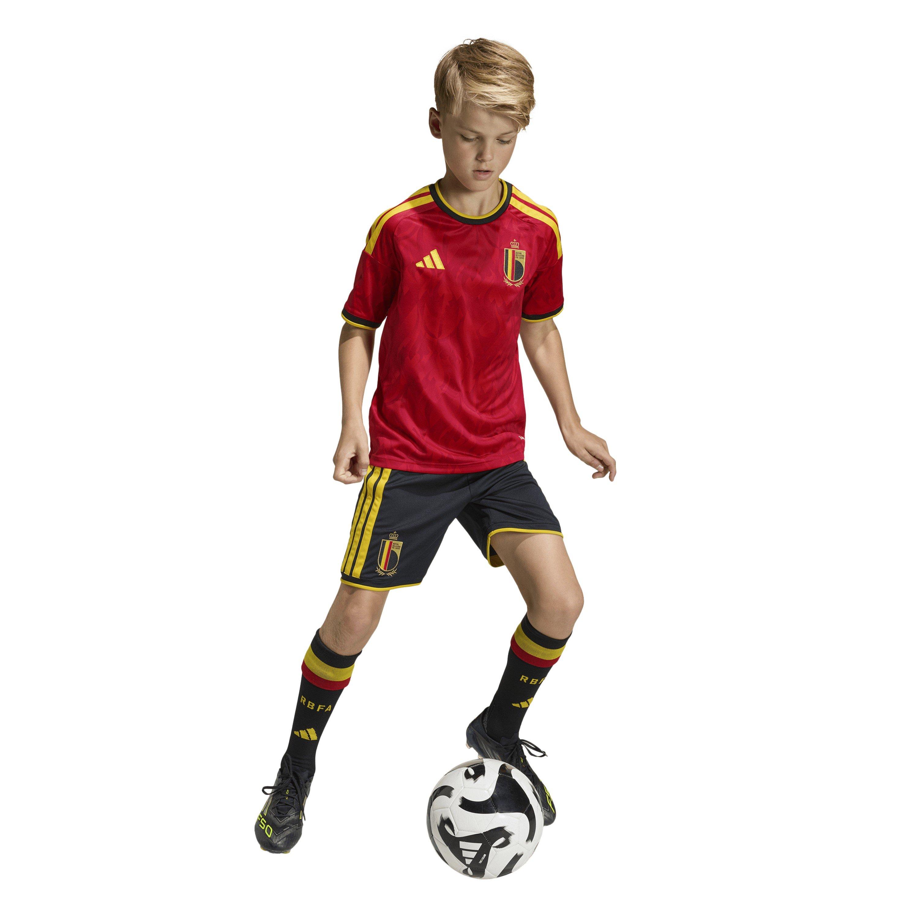 Rot/Gold - adidas - Belgium Home Shirt World Cup 2026 Juniors - 7
