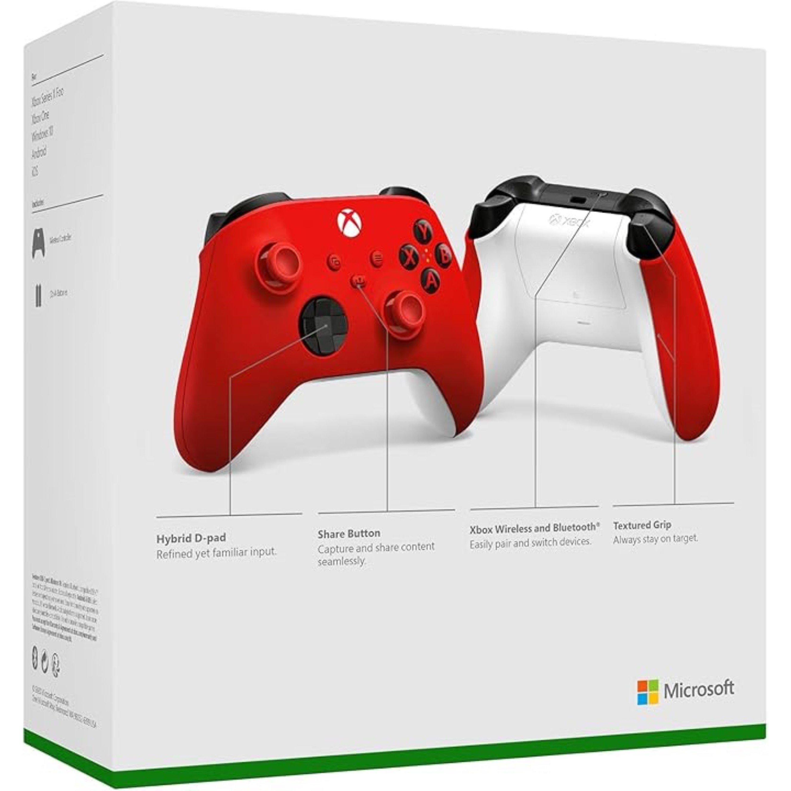 Red - Xbox - Xbox Wireless Controller – Pulse Red - 5