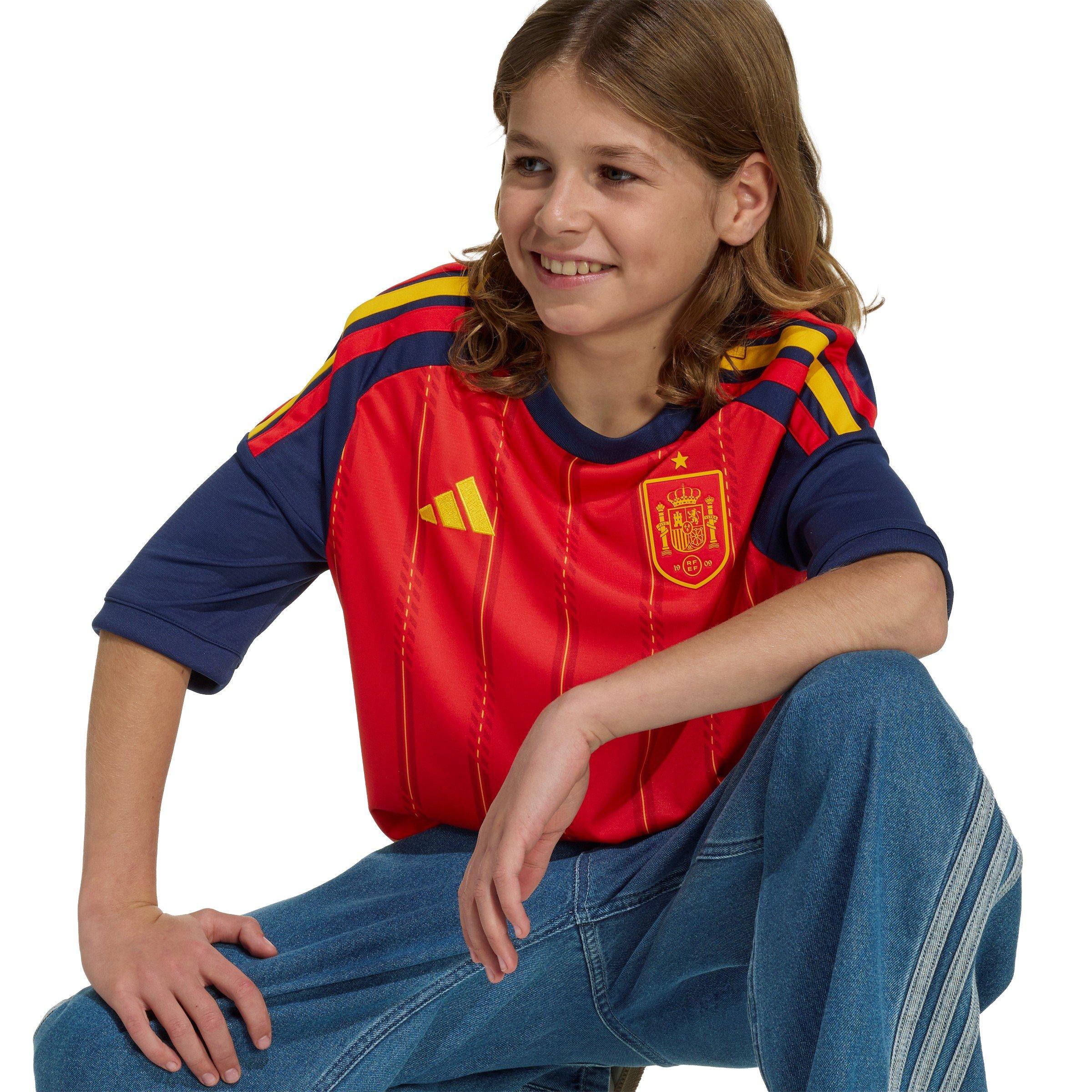 Red/Blue - adidas - Spain Home Shirt World Cup 2026 Juniors - 9