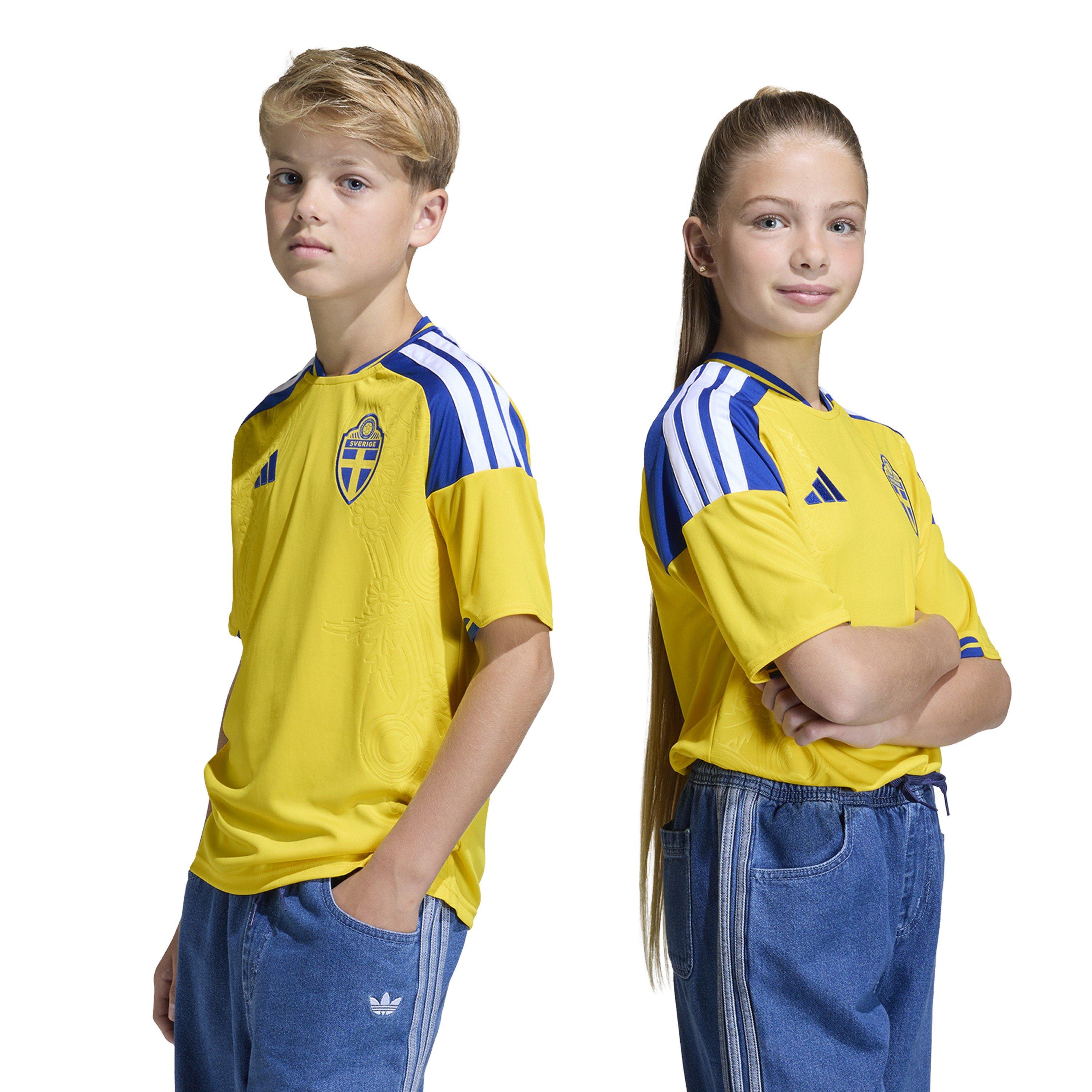 Yellow/Blue - adidas - Sweden Home Shirt World Cup 2026 Juniors - 3