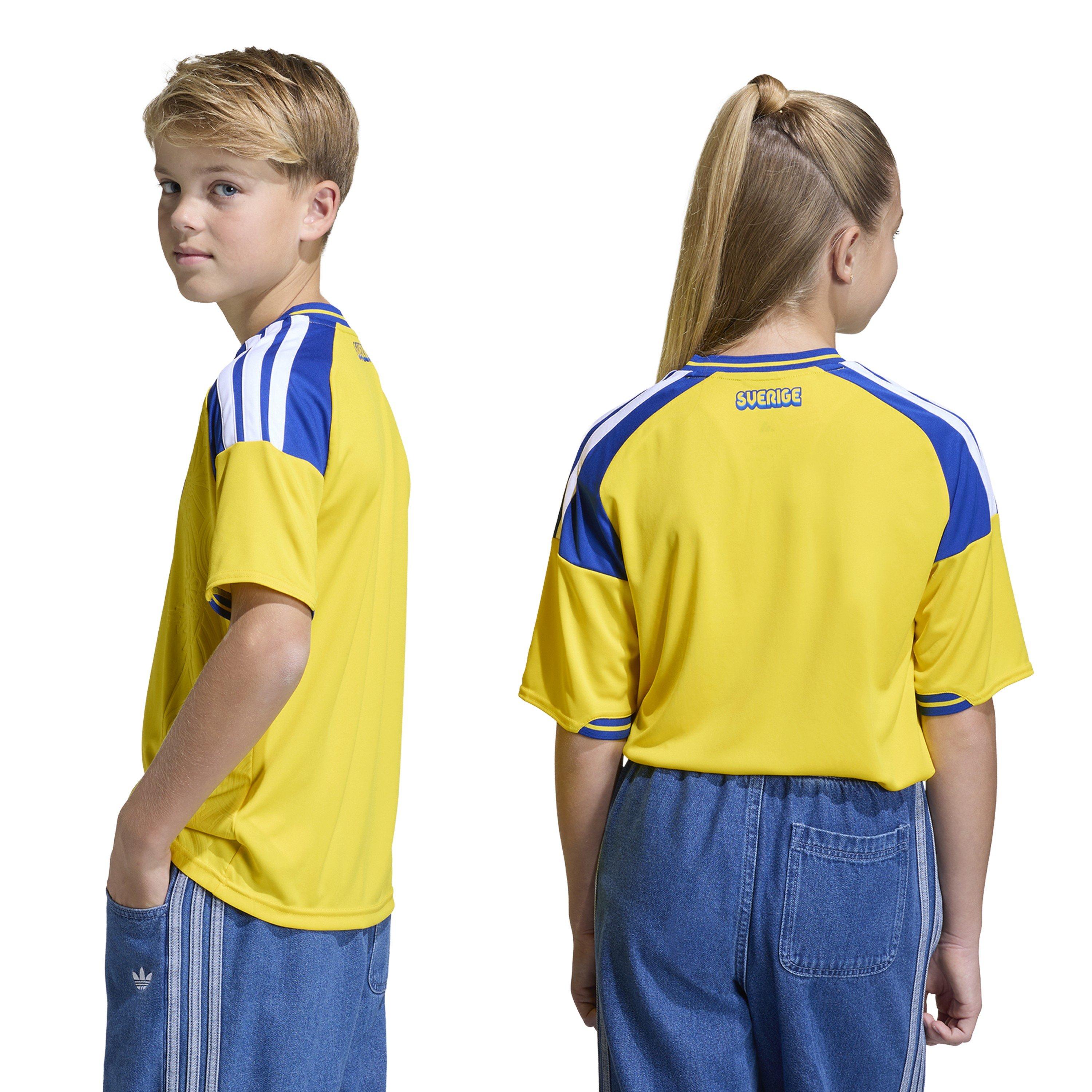 Yellow/Blue - adidas - Sweden Home Shirt World Cup 2026 Juniors - 4