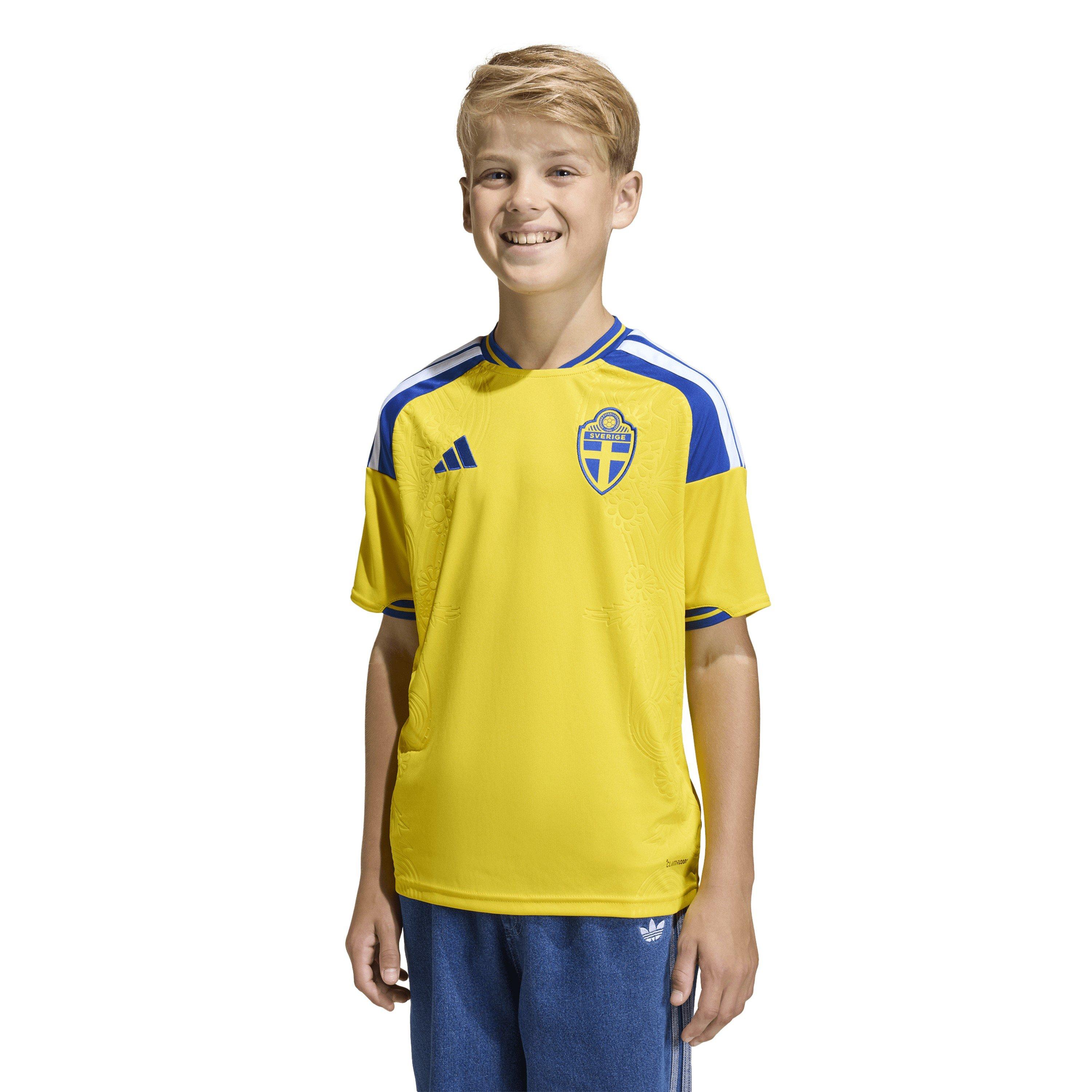 Yellow/Blue - adidas - Sweden Home Shirt World Cup 2026 Juniors - 5