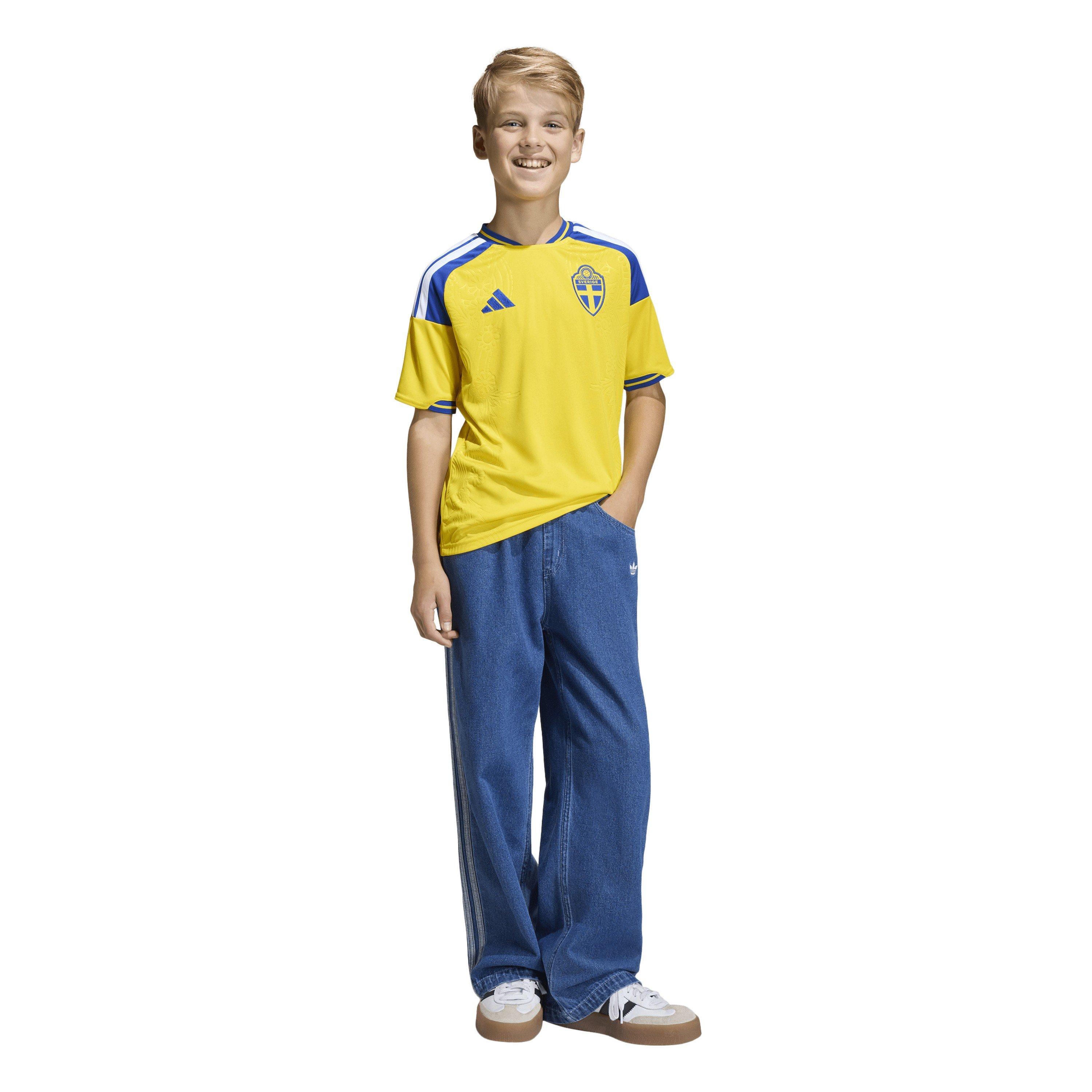 Yellow/Blue - adidas - Sweden Home Shirt World Cup 2026 Juniors - 7