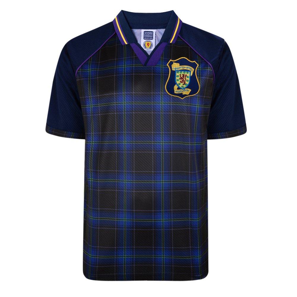 Blue - Score Draw - Scotland '96 Home Shirt Adults - 7