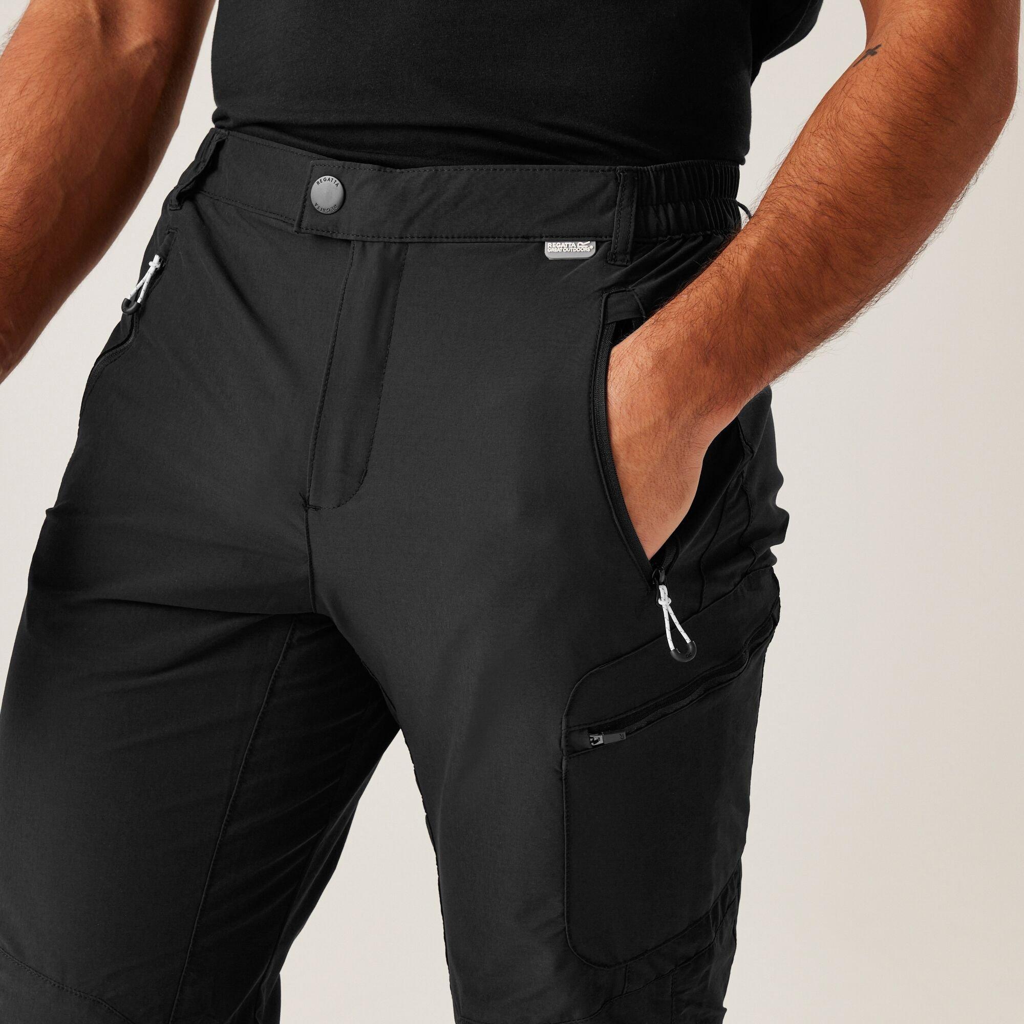 Black - Regatta - Highton Walking Trouser (Long ) - 4