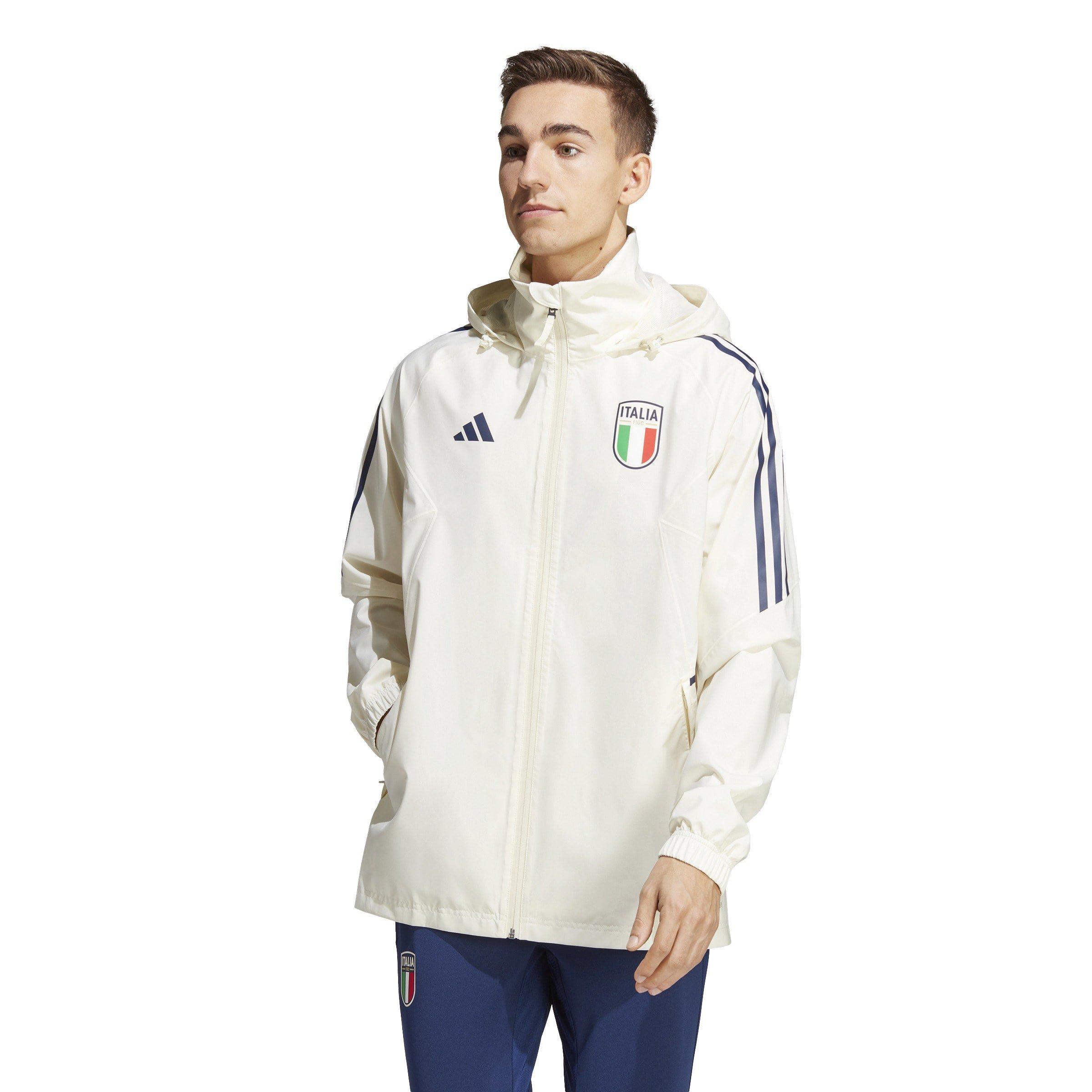 Weiß - adidas - Italy Condivo 23 Rain Jacket Adults - 2