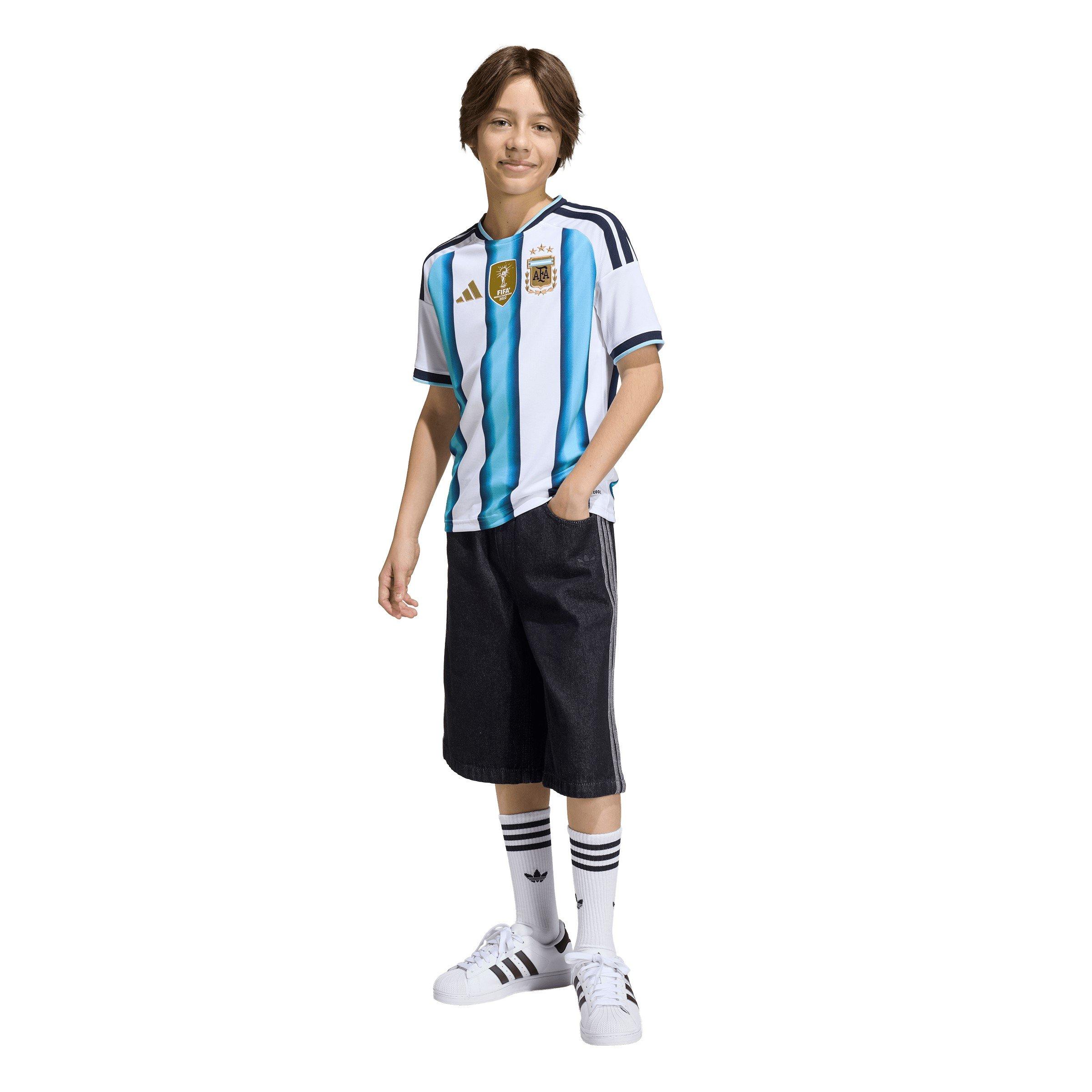 White/Blue - adidas - Argentina Home Shirt World Cup 2026 Juniors - 7