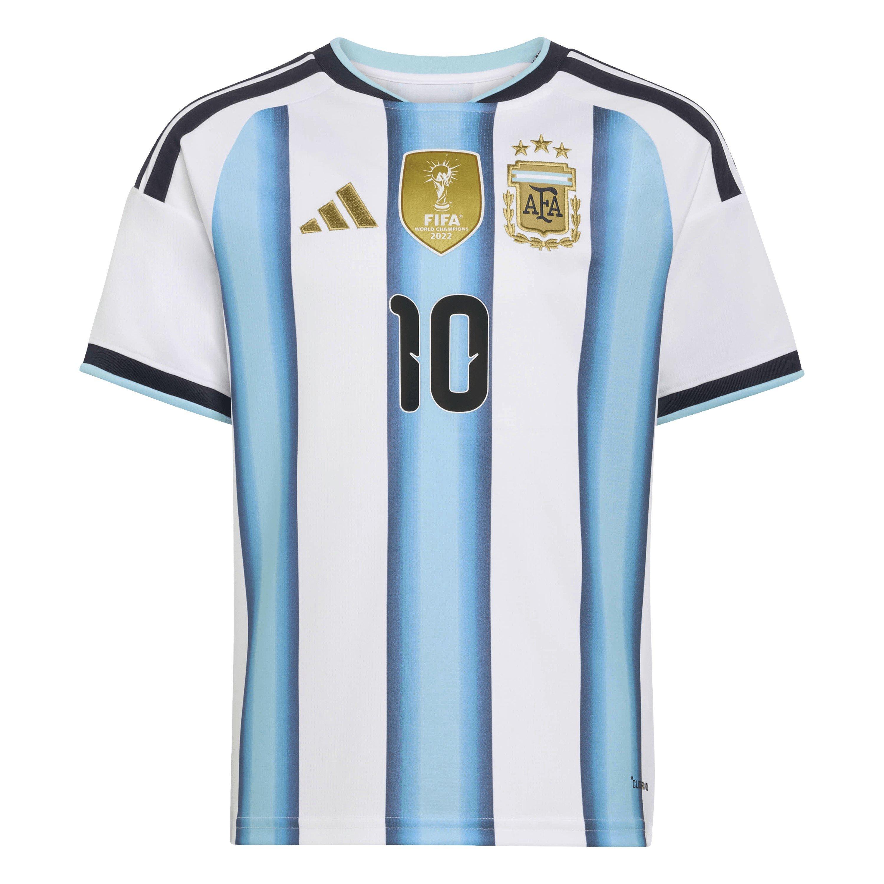 Adidas  Argentina Home Shirt Messi 2026 Juniors - White/Blue - 13 Years