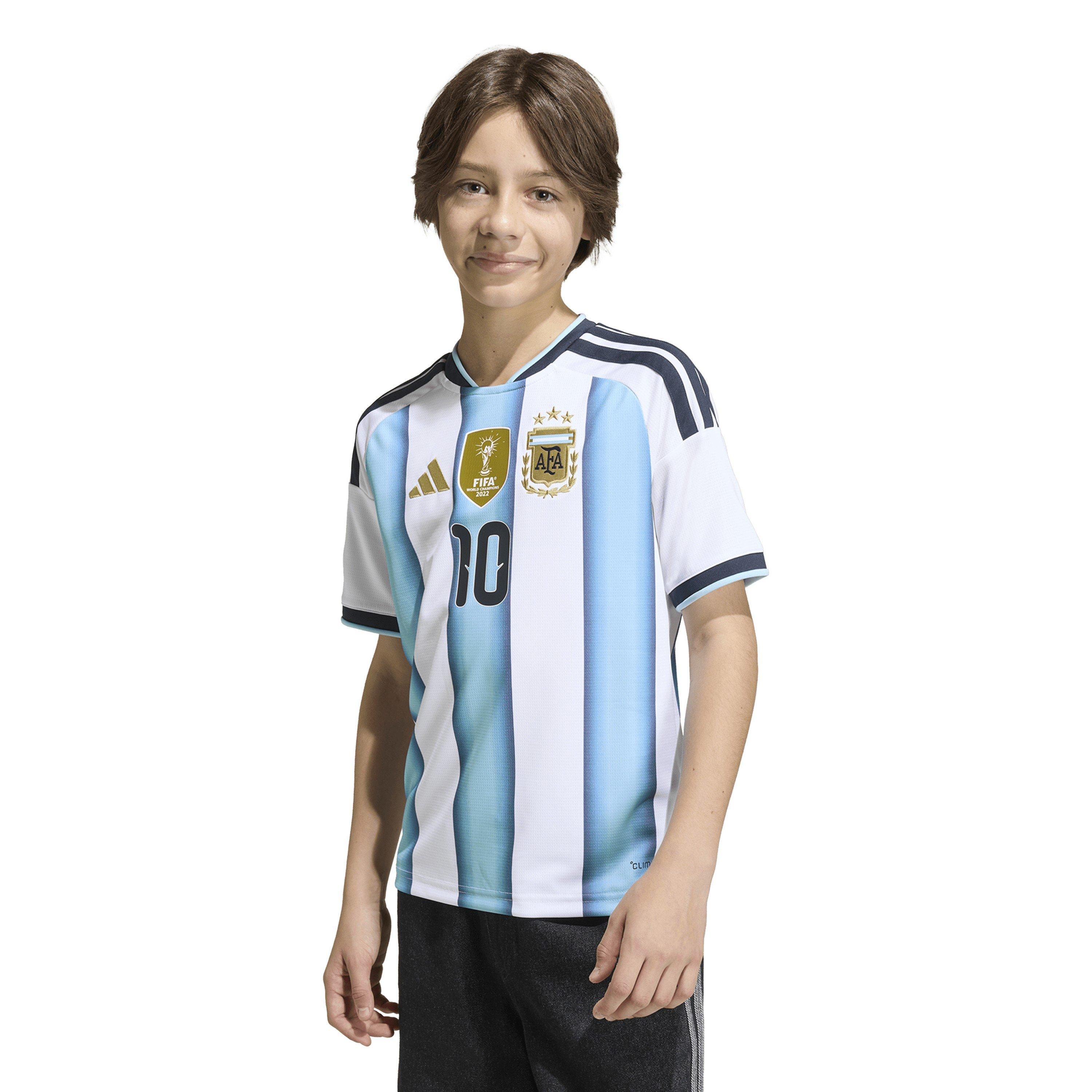 White/Blue - adidas - Argentina Home Shirt Messi 2026 Juniors - 5