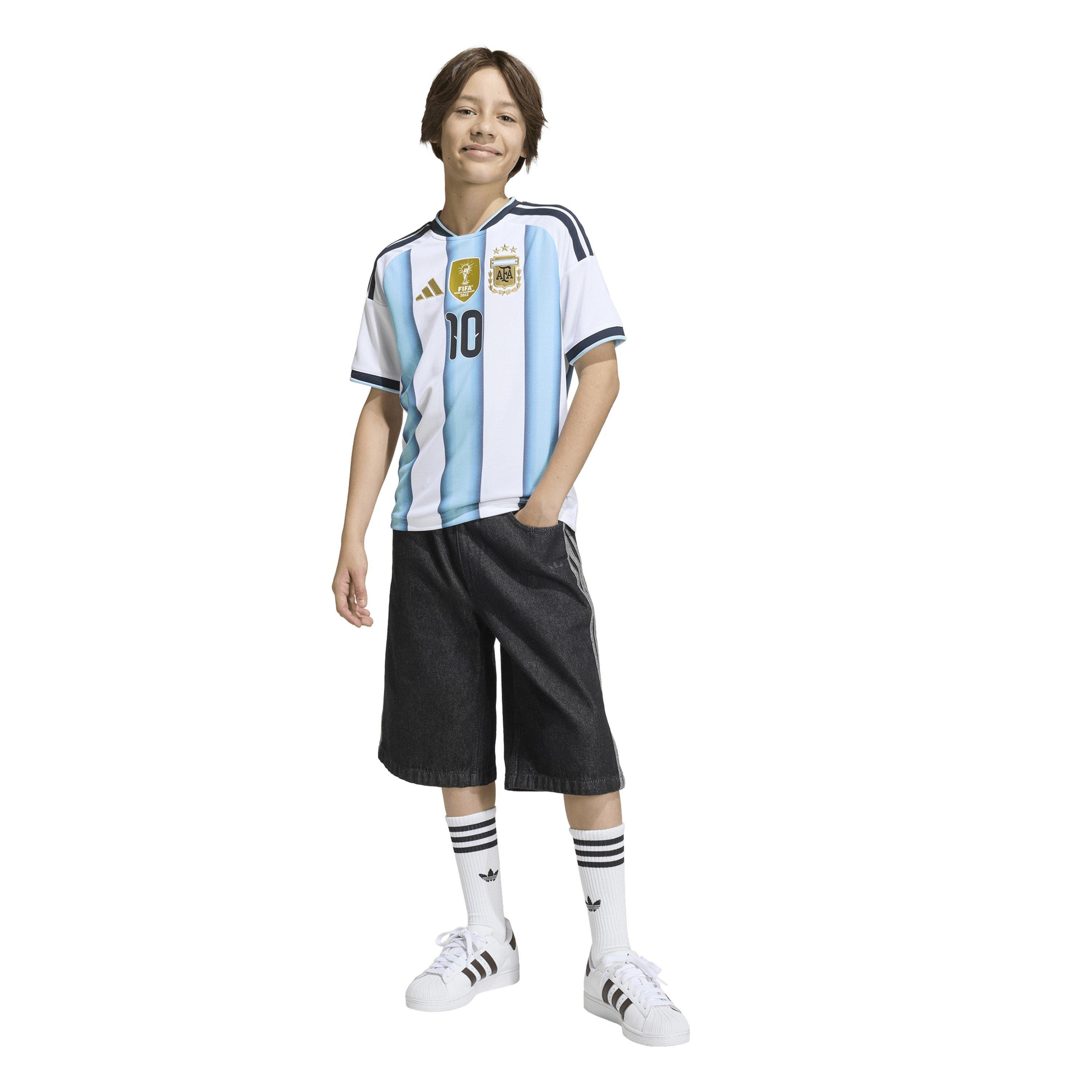 White/Blue - adidas - Argentina Home Shirt Messi 2026 Juniors - 7