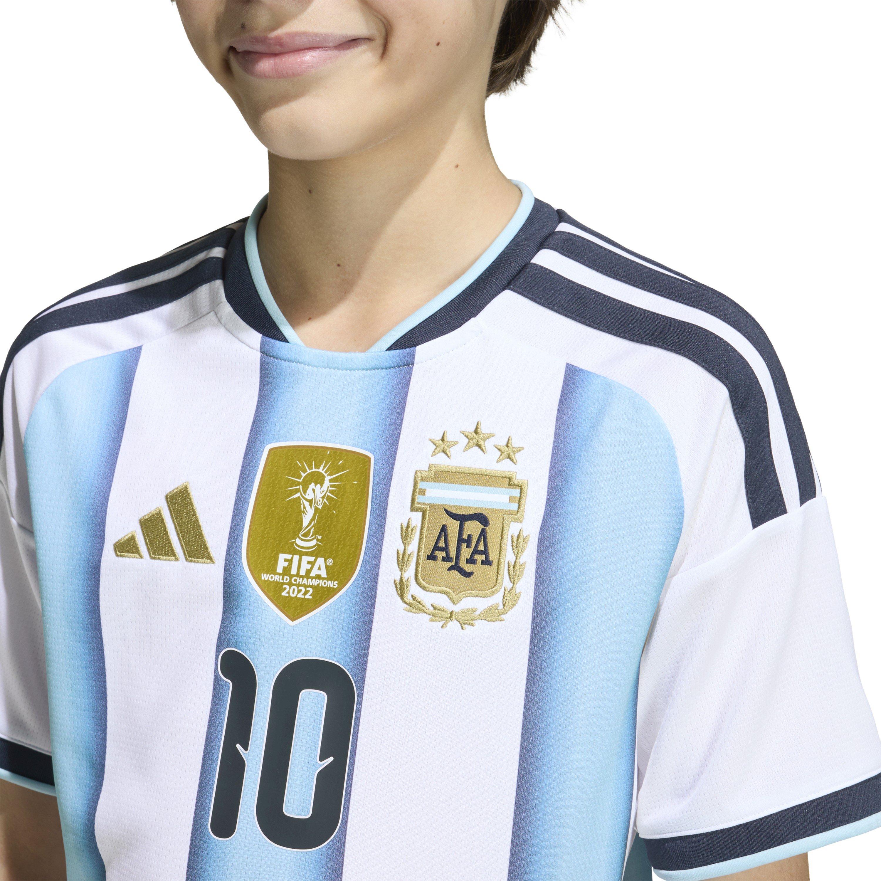 White/Blue - adidas - Argentina Home Shirt Messi 2026 Juniors - 8