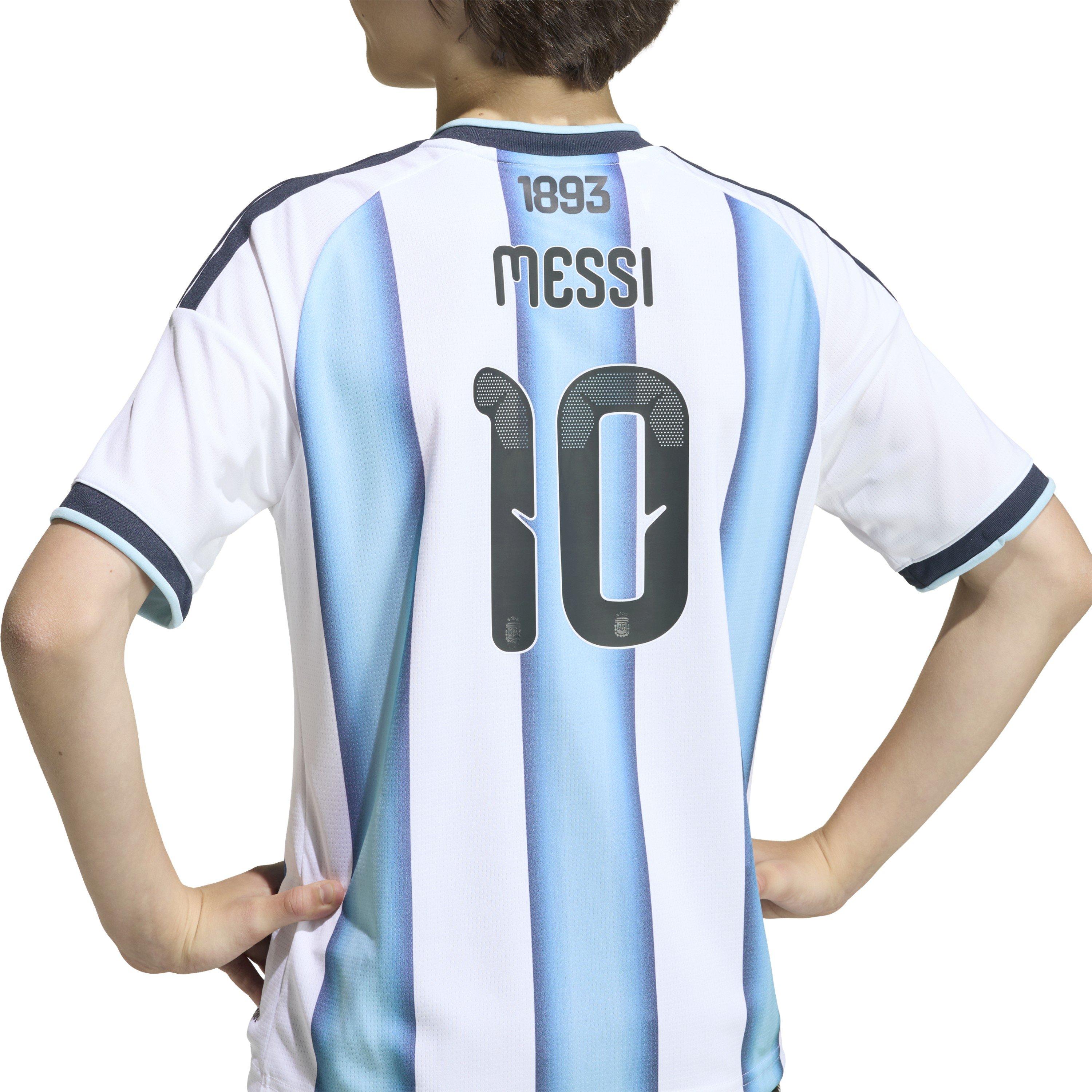 White/Blue - adidas - Argentina Home Shirt Messi 2026 Juniors - 9
