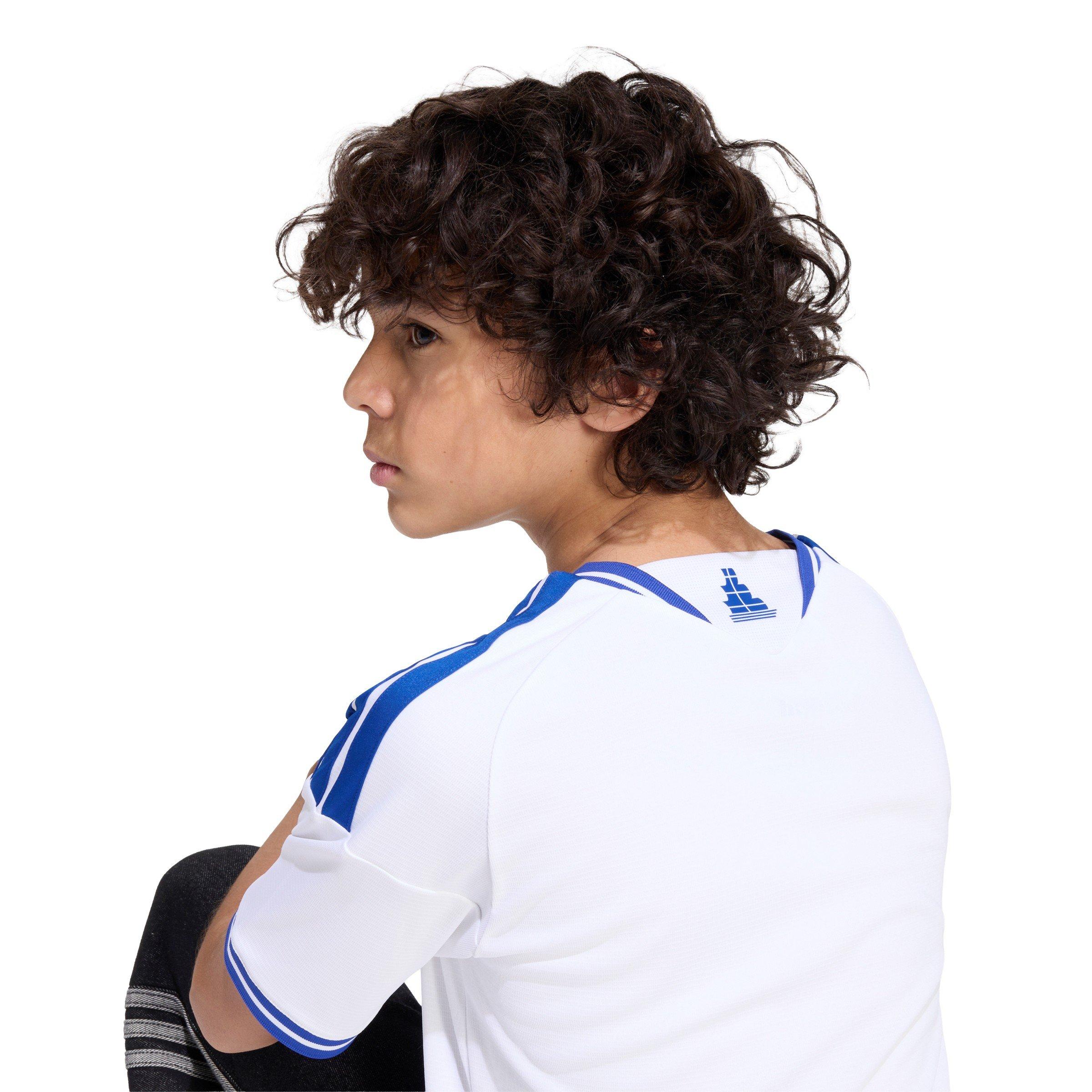 Wit/Blauw - adidas - adidas Greece Home Shirt 2026 Juniors - 9