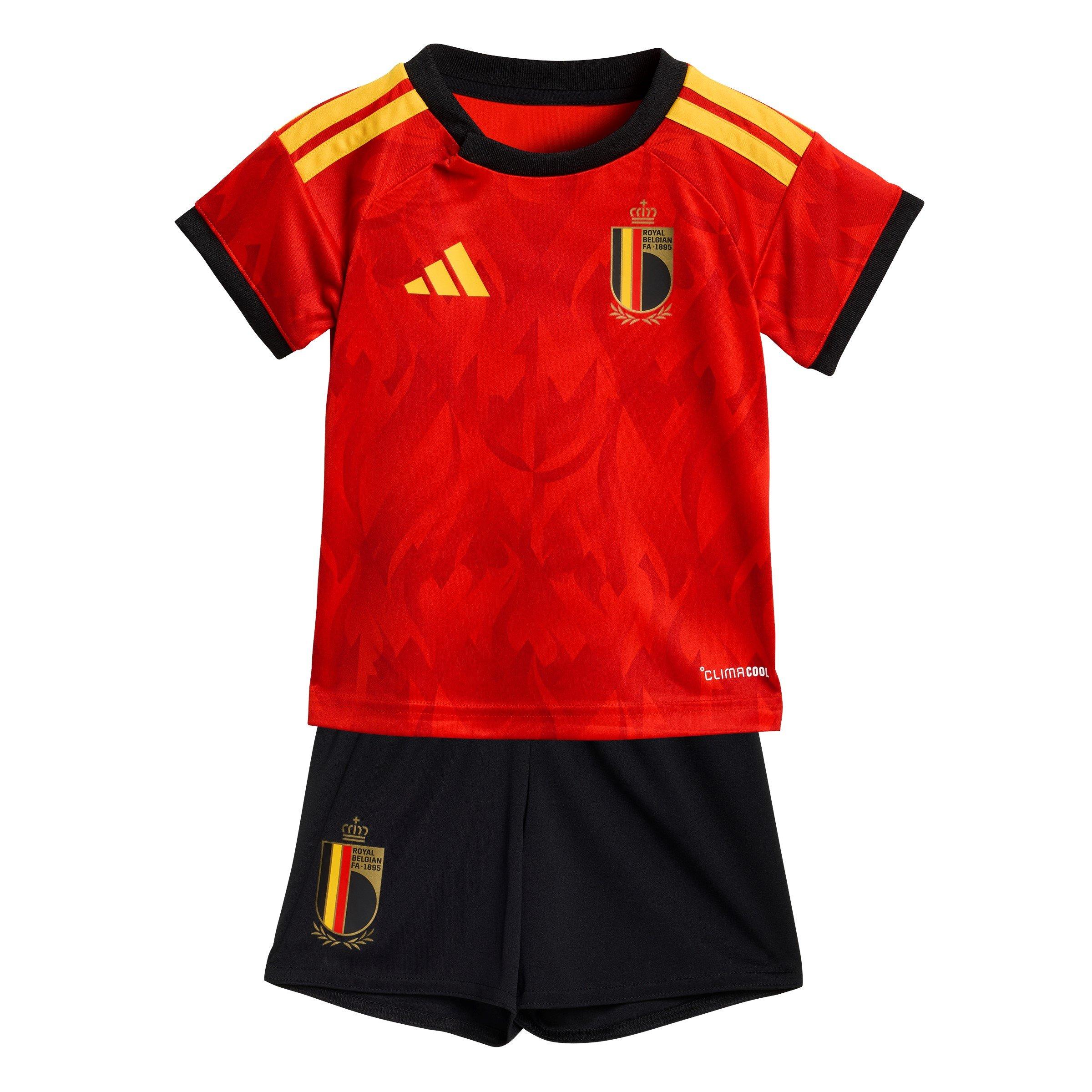 Red/Gold - adidas - Belgium Home Babykit World Cup 2026 Babies - 1