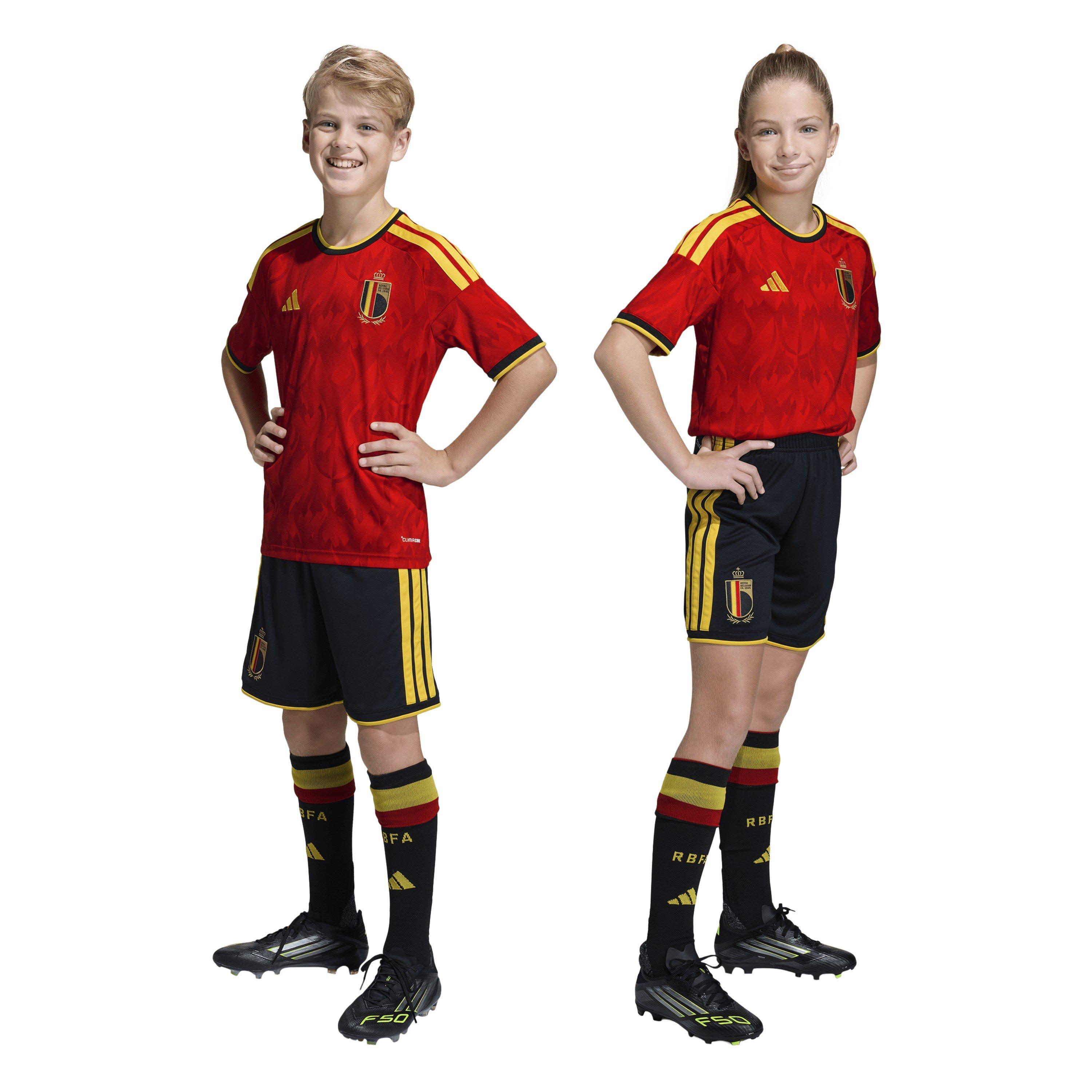 Red/Gold - adidas - Belgium Home Minikit World Cup 2026 Infants - 2