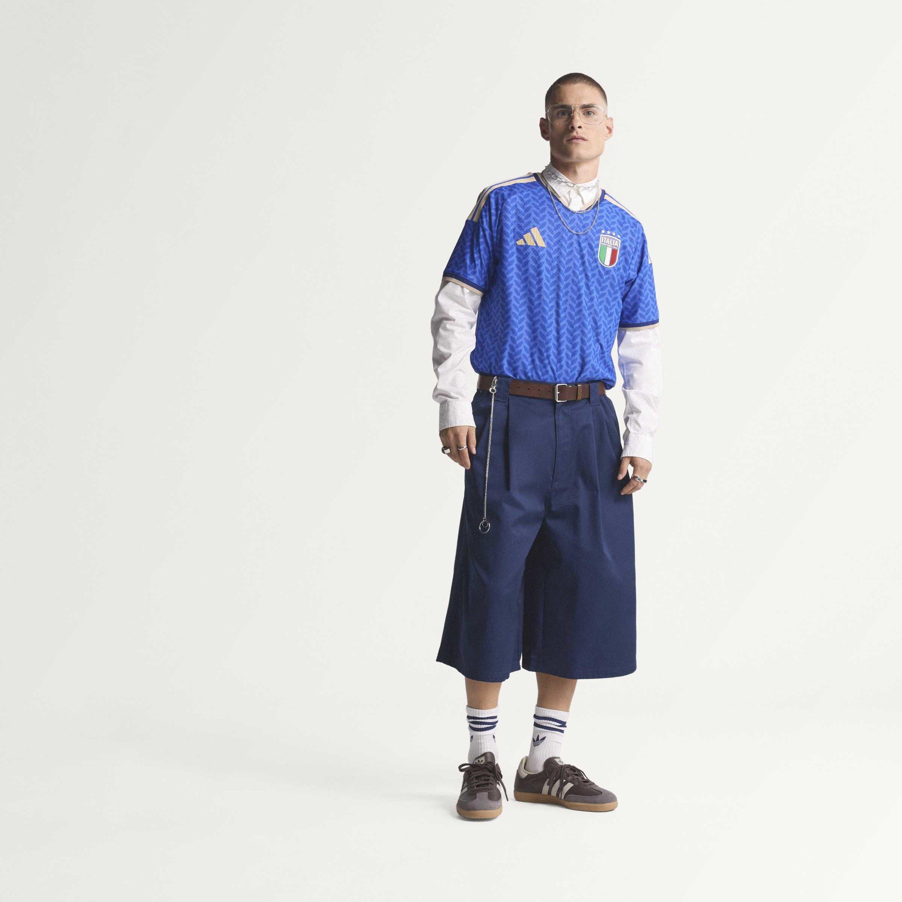 Blauw/Wit - adidas - Italy Authentic Home Shirt World Cup 2026 Mens - 7