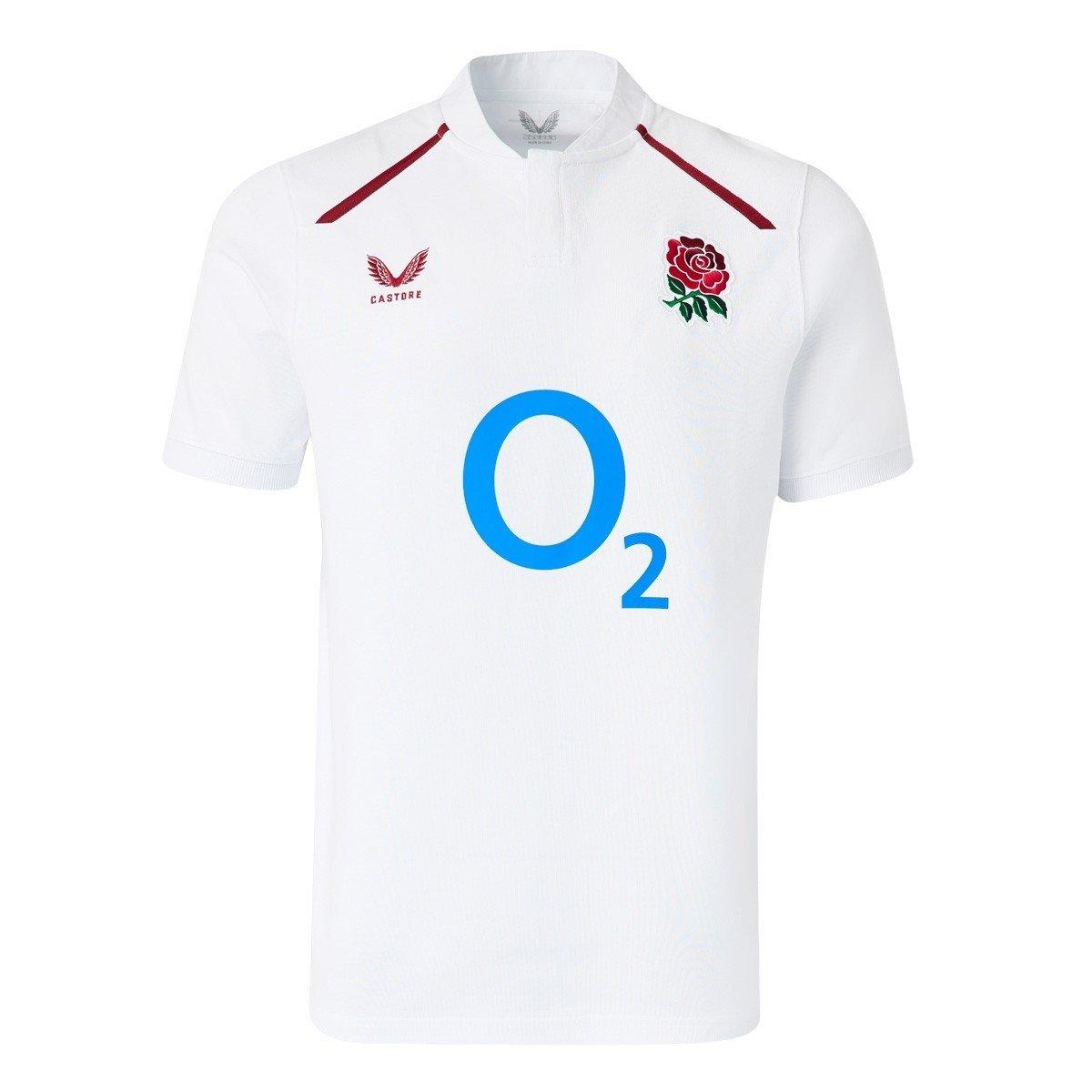 Castore Mens England 2026 Classic Home Rugby Shirt