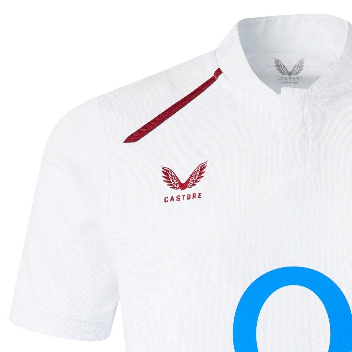 Klassisches Weiß - Castore - Mens England 2026 Classic Home Rugby Shirt - 4