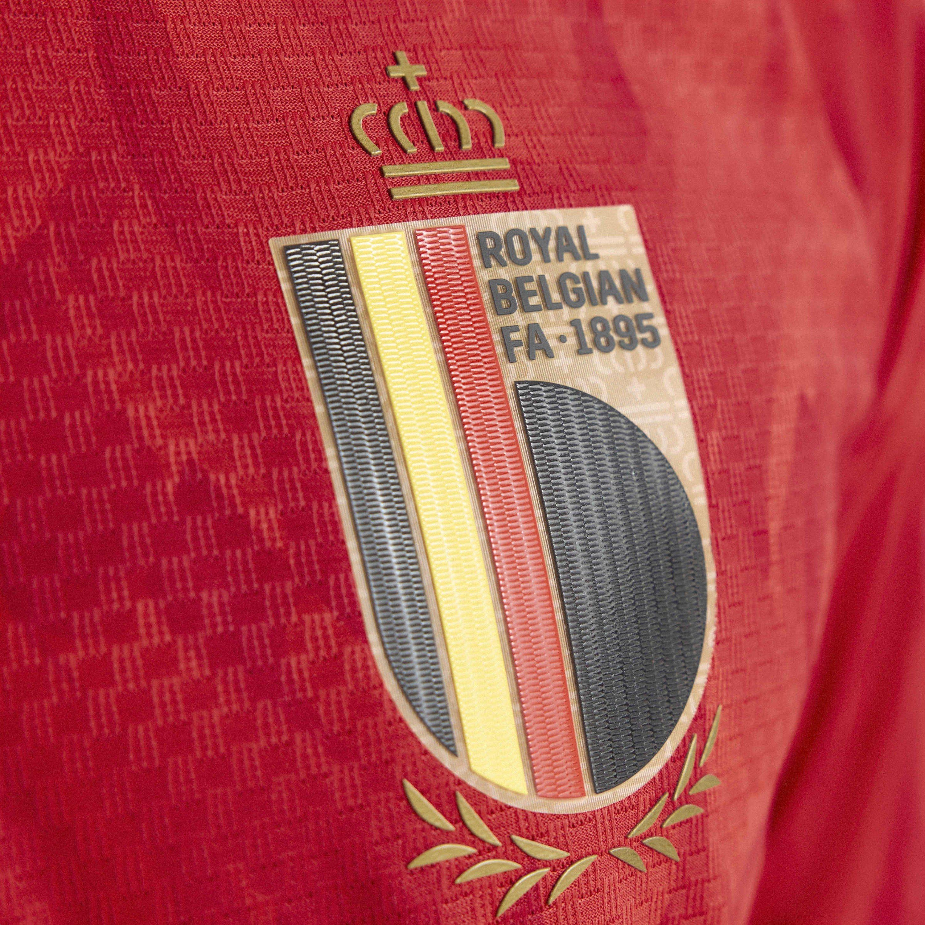 Red/Gold - adidas - Belgium Authentic Home Shirt World Cup 2026 Mens - 13