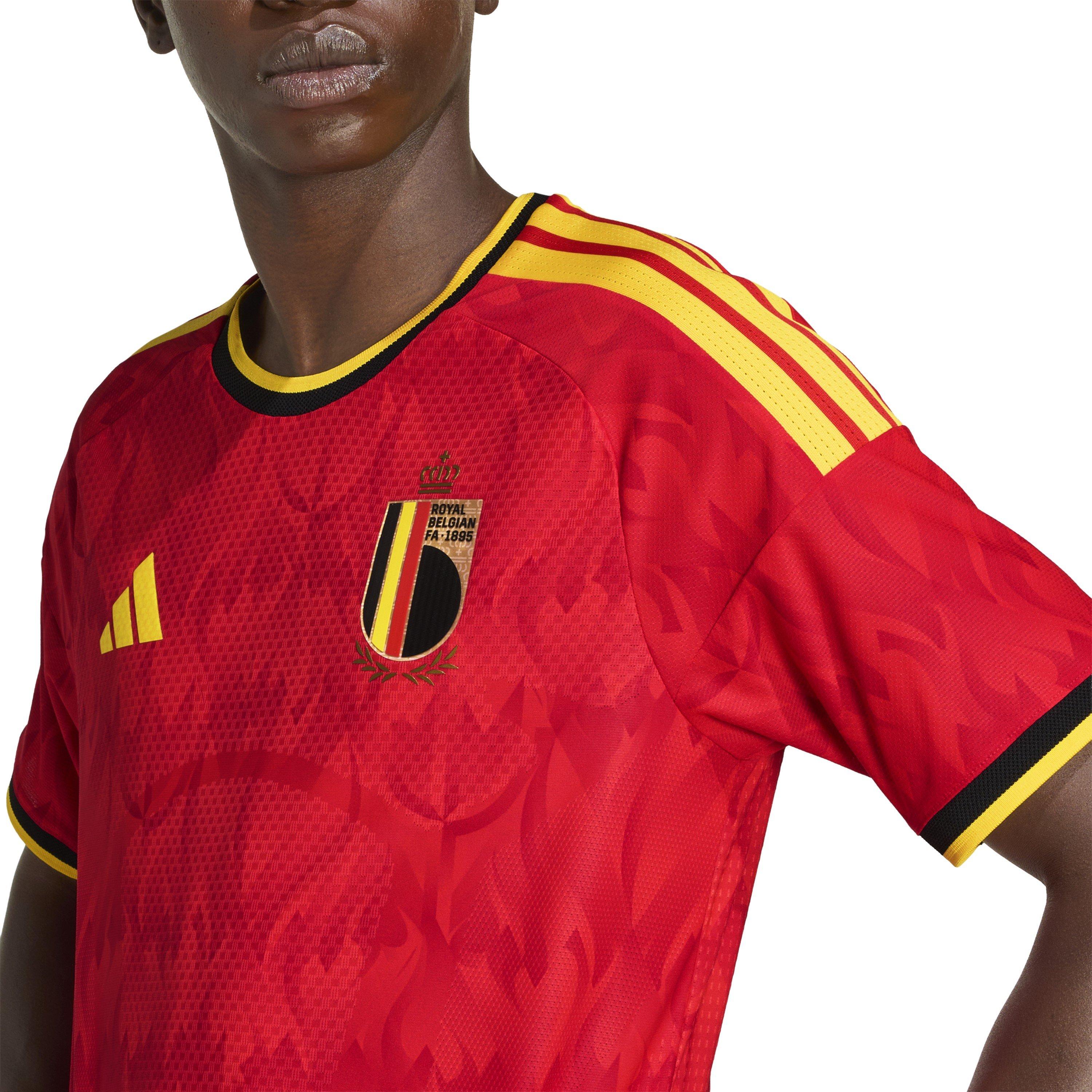 Red/Gold - adidas - Belgium Authentic Home Shirt World Cup 2026 Mens - 5