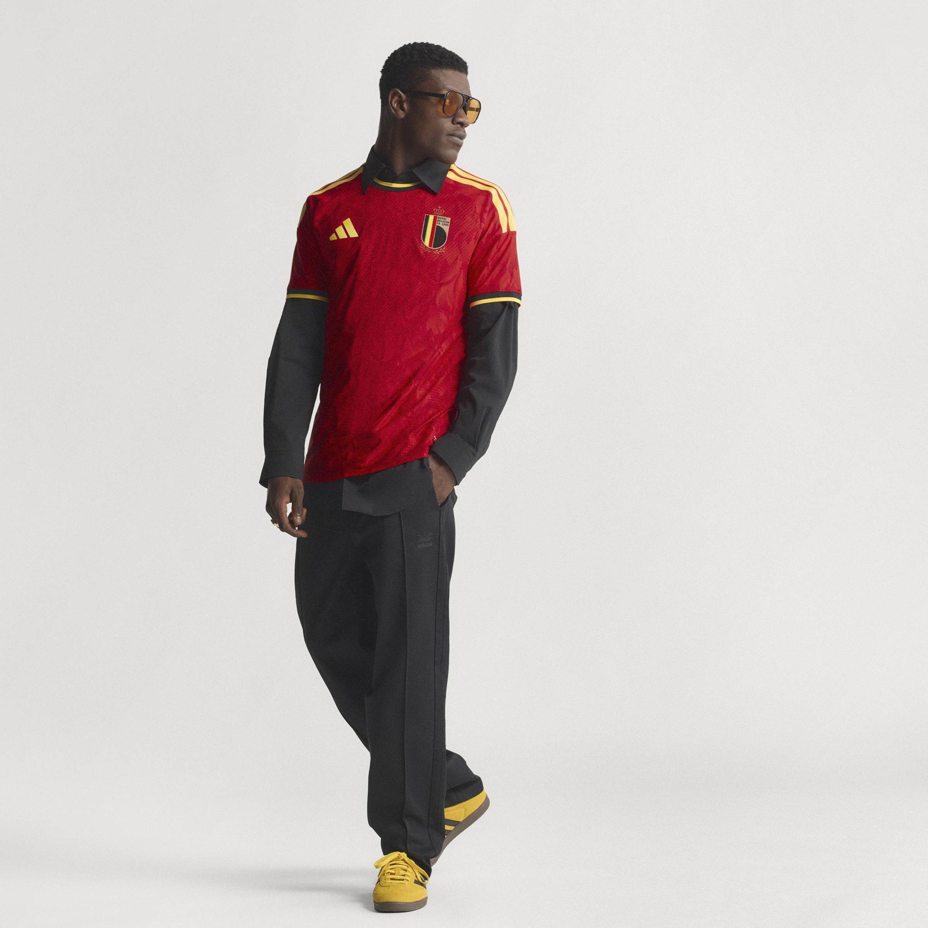 Red/Gold - adidas - Belgium Authentic Home Shirt World Cup 2026 Mens - 7