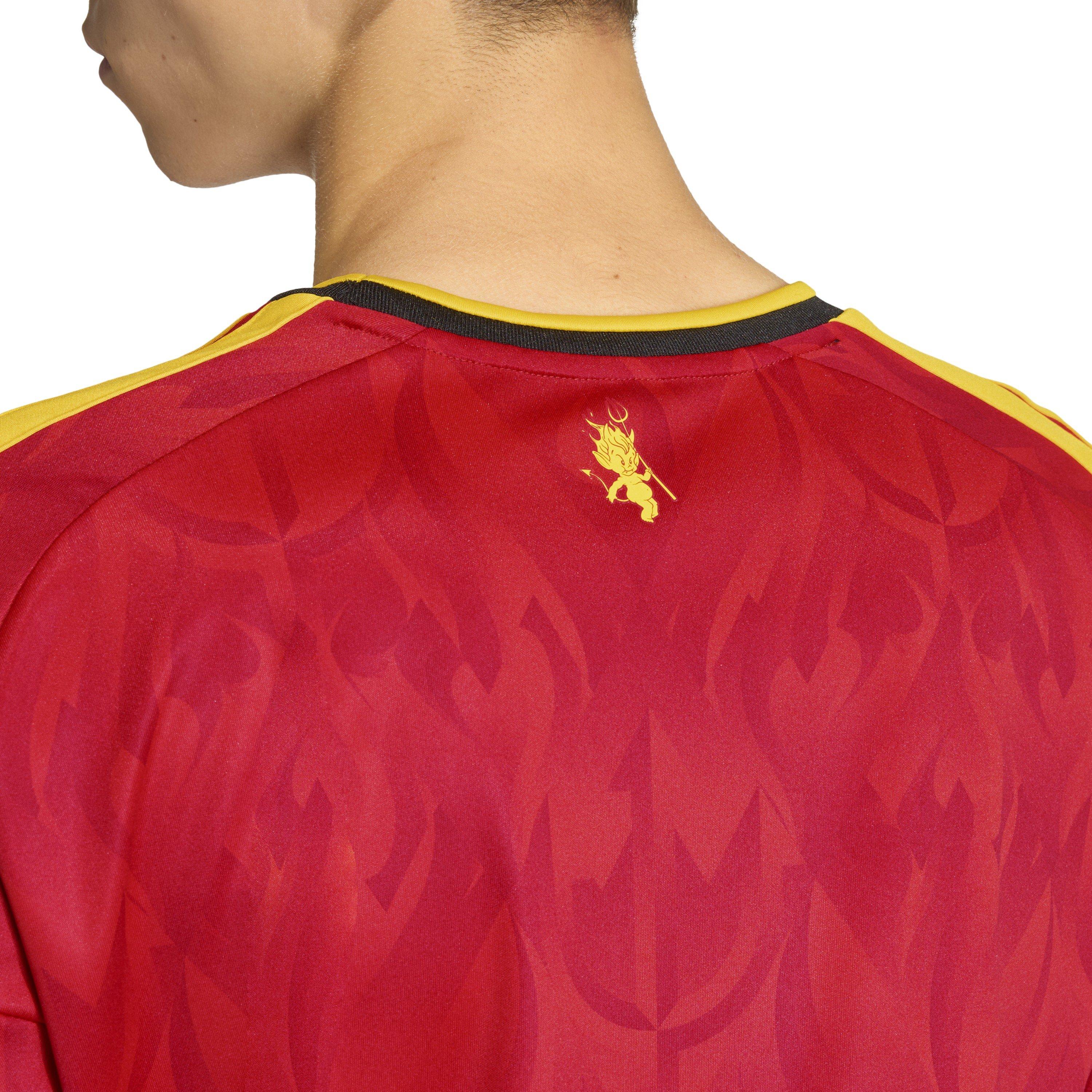 Red/Gold - adidas - Belgium Home Shirt World Cup 2026 Mens - 6