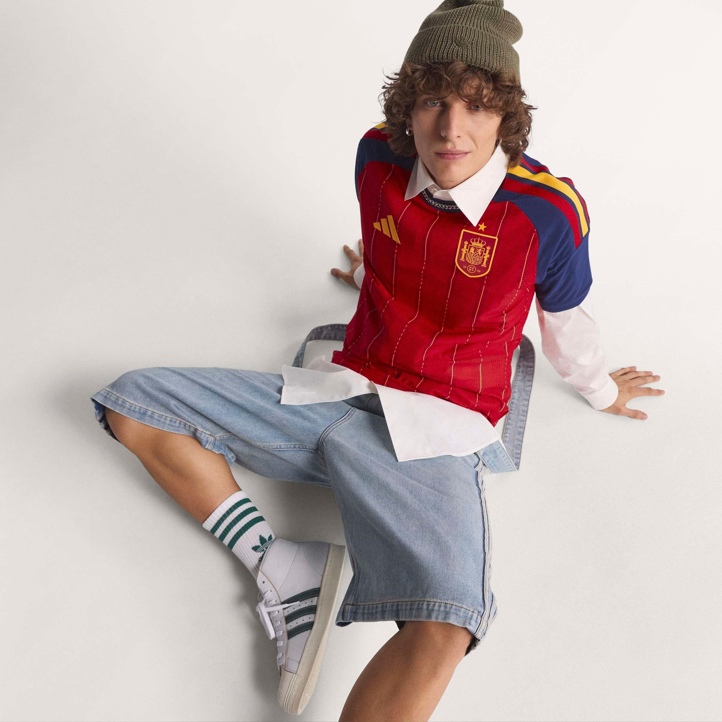 Red/Blue - adidas - Spain Authentic Home Shirt World Cup 2026 Men’s - 10