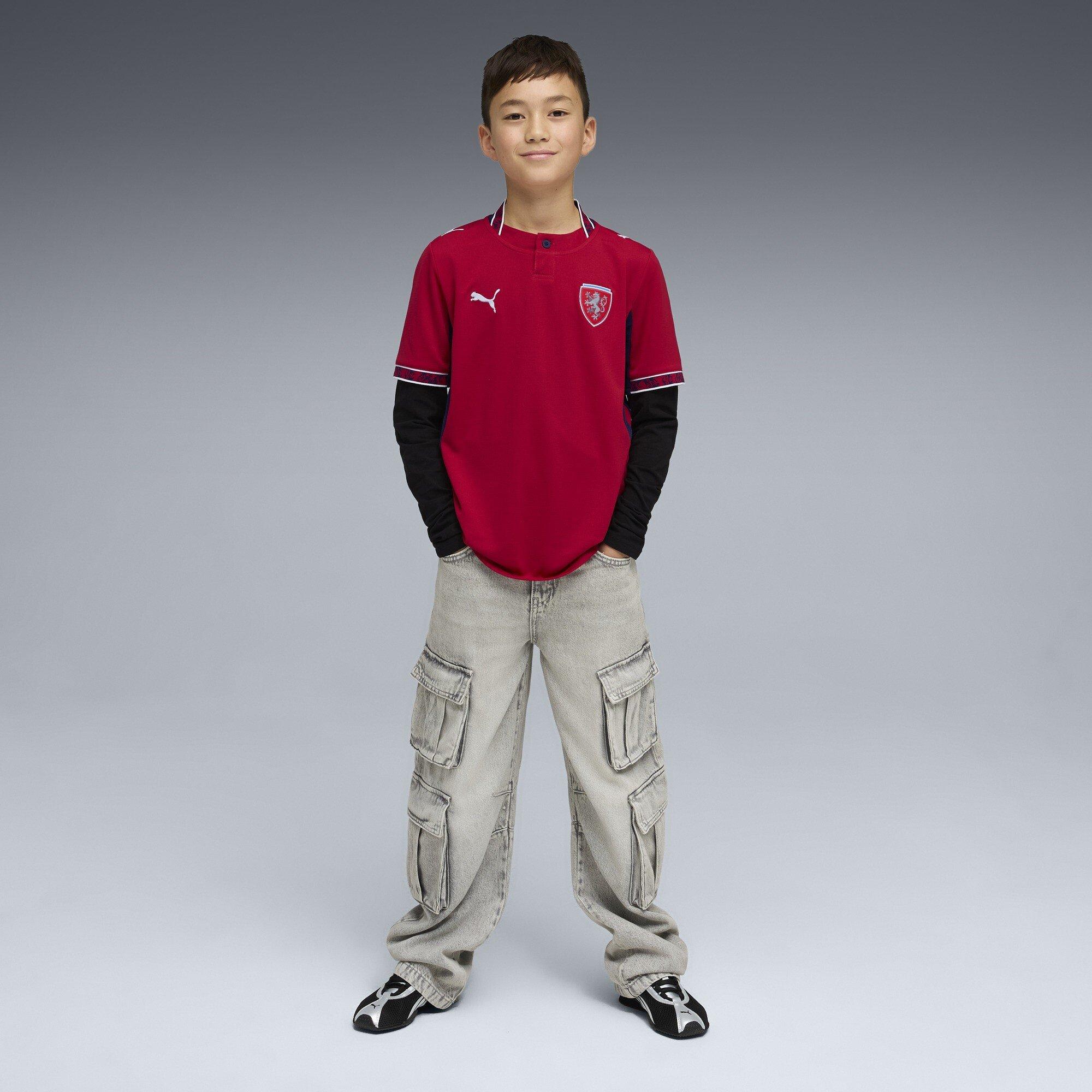 Rojo/Azul Marino - Puma - PUMA Czech Republic Home Shirt 2026 - 7