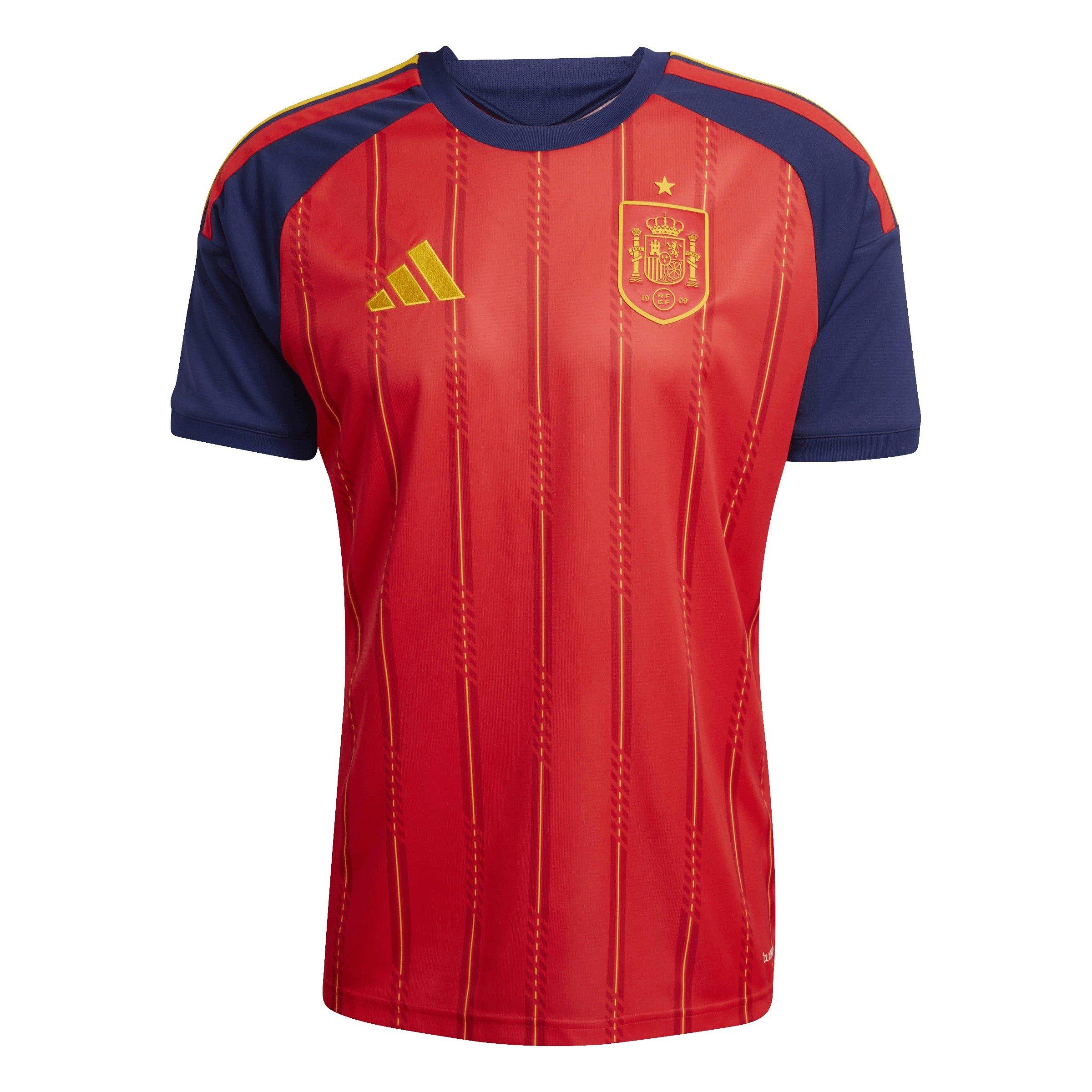 Red/Blue - adidas - Spain World Cup 2026 Mens Home Shirt - 1