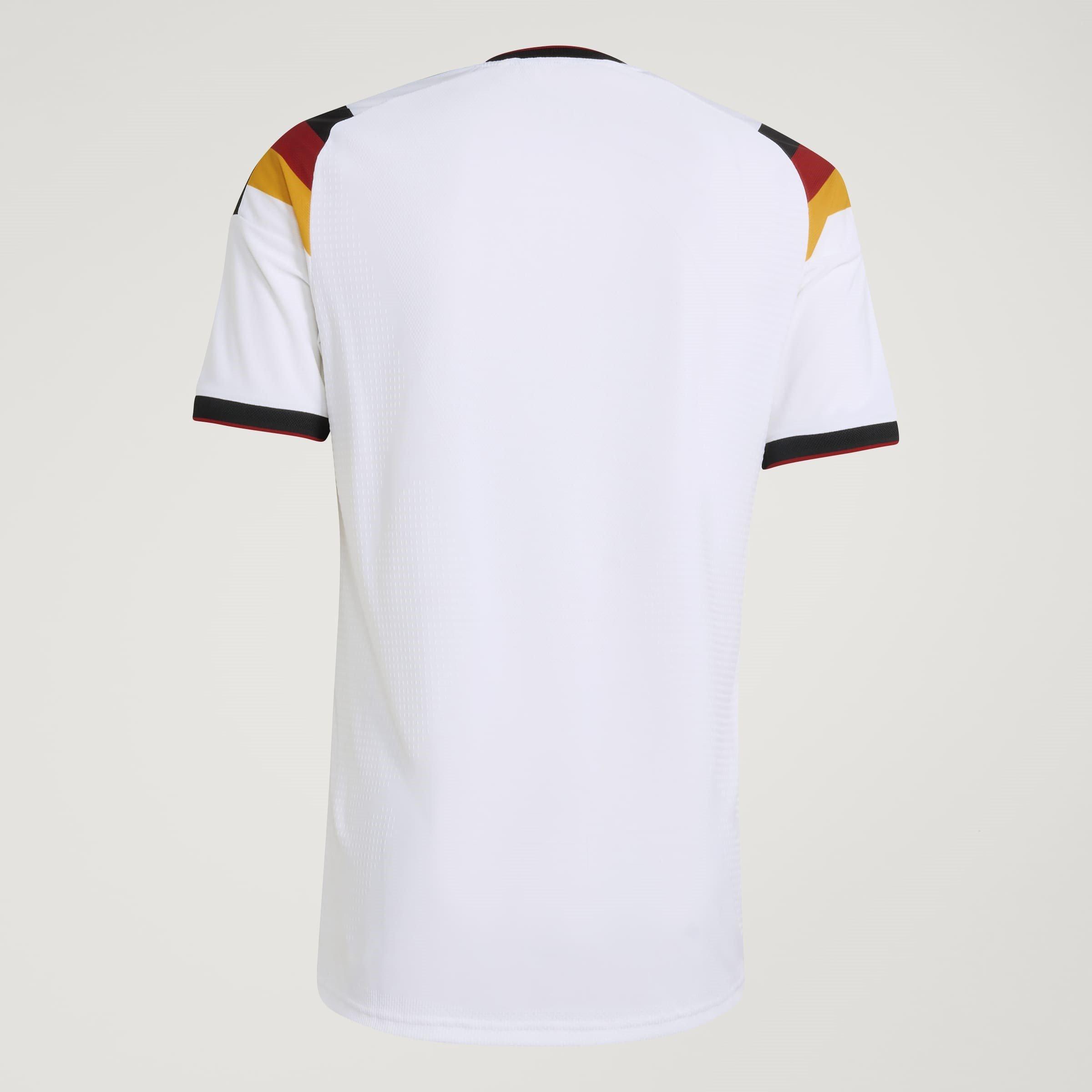 Hvid/Sort - adidas - Germany Authentic Home Shirt World Cup 2026 Mens - 14