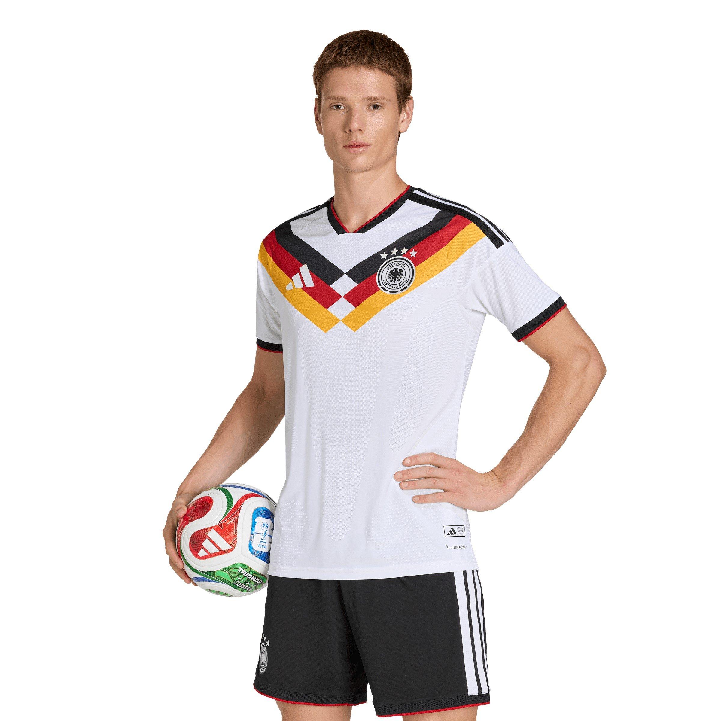 Hvid/Sort - adidas - Germany Authentic Home Shirt World Cup 2026 Mens - 3