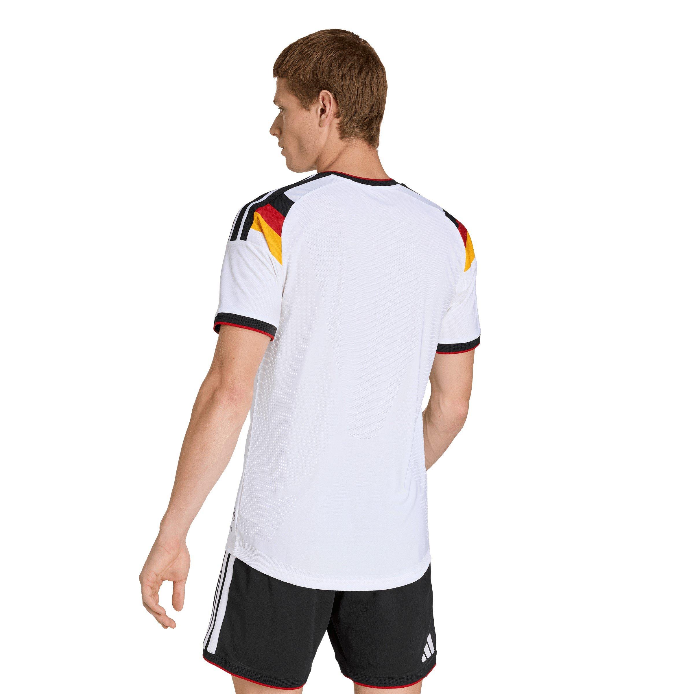 Hvid/Sort - adidas - Germany Authentic Home Shirt World Cup 2026 Mens - 4