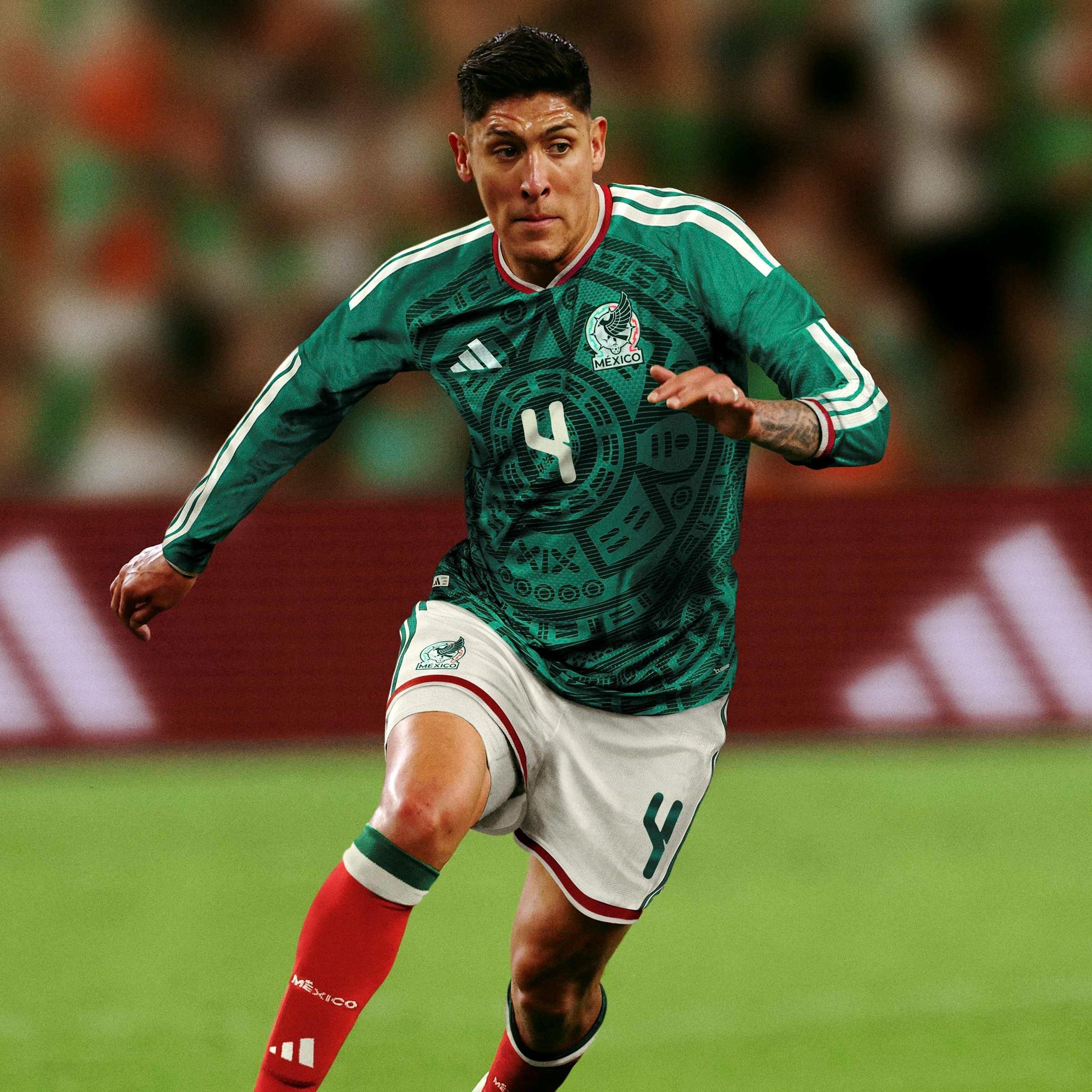 Green/White - adidas - Mexico Authentic Home Shirt World Cup 2026 Mens - 5