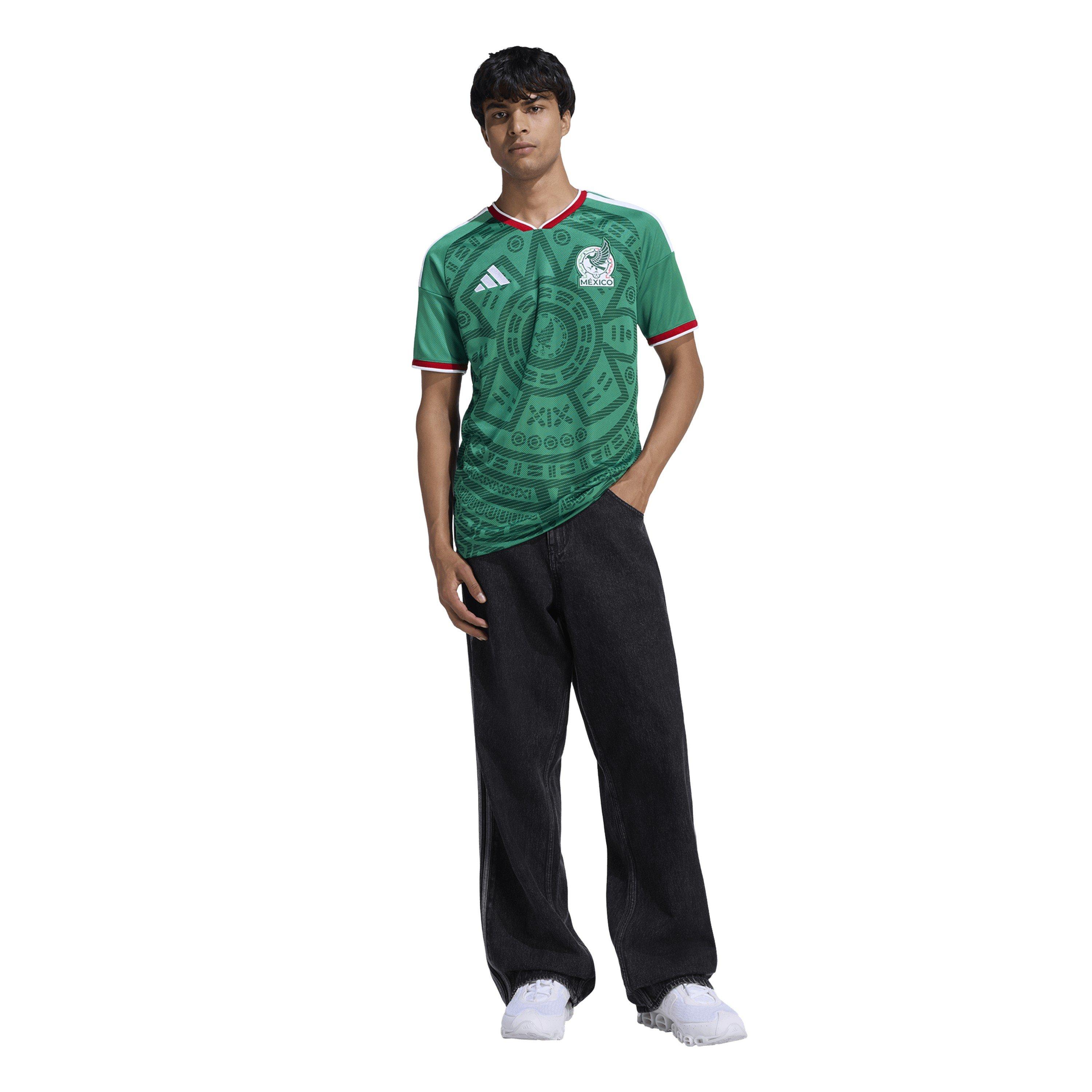 Green/White - adidas - Mexico Home Shirt World Cup 2026 Mens - 7