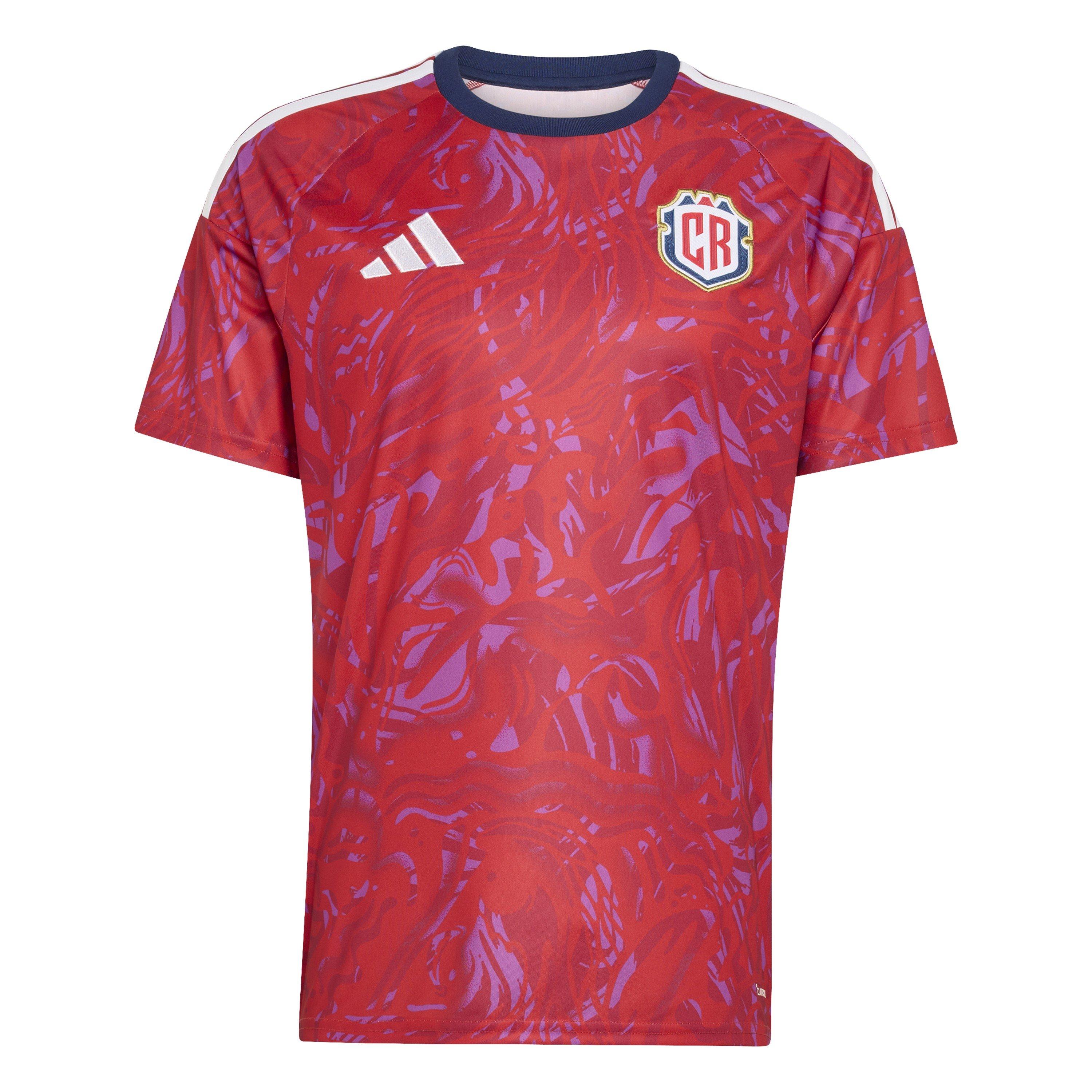 Adidas Men's Costa Rica Home Shirt World Cup 2026 - Red/Blue - M