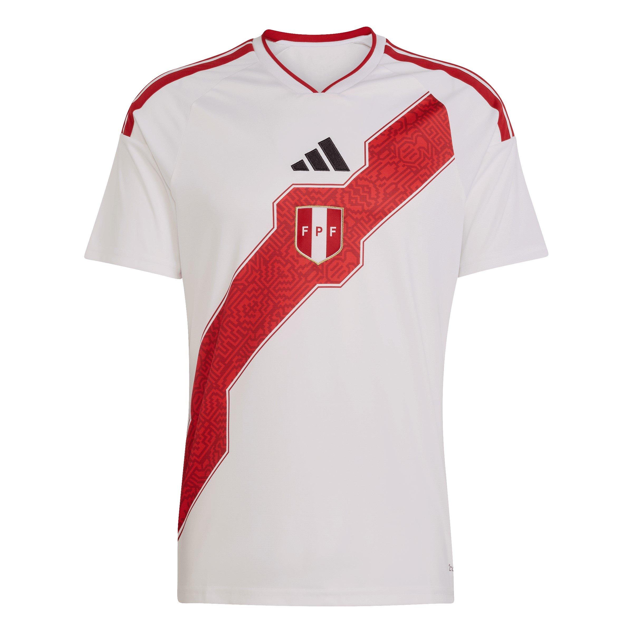 White/Red - adidas - Peru Home Shirt World Cup 2026 Mens - 1