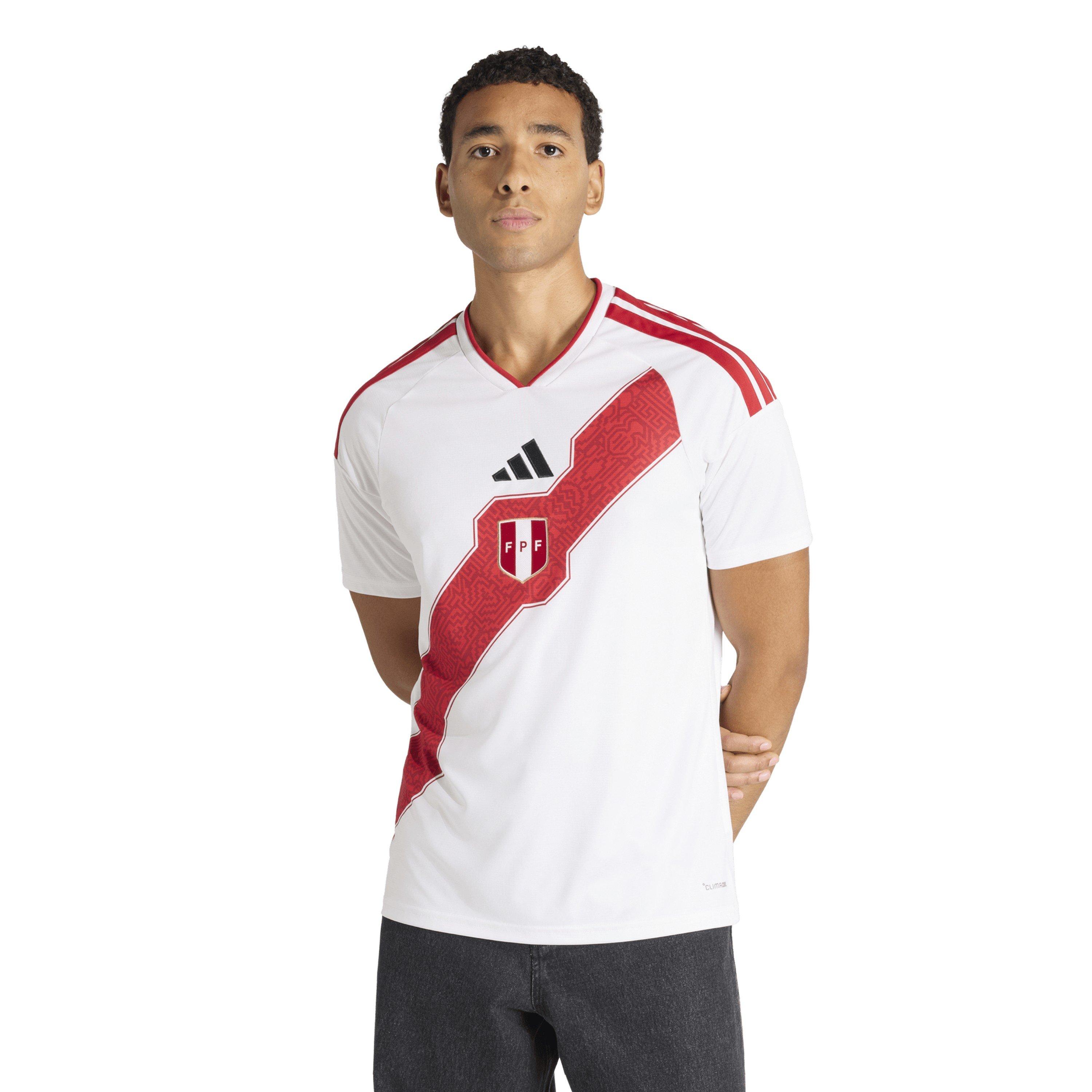 White/Red - adidas - Peru Home Shirt World Cup 2026 Mens - 3