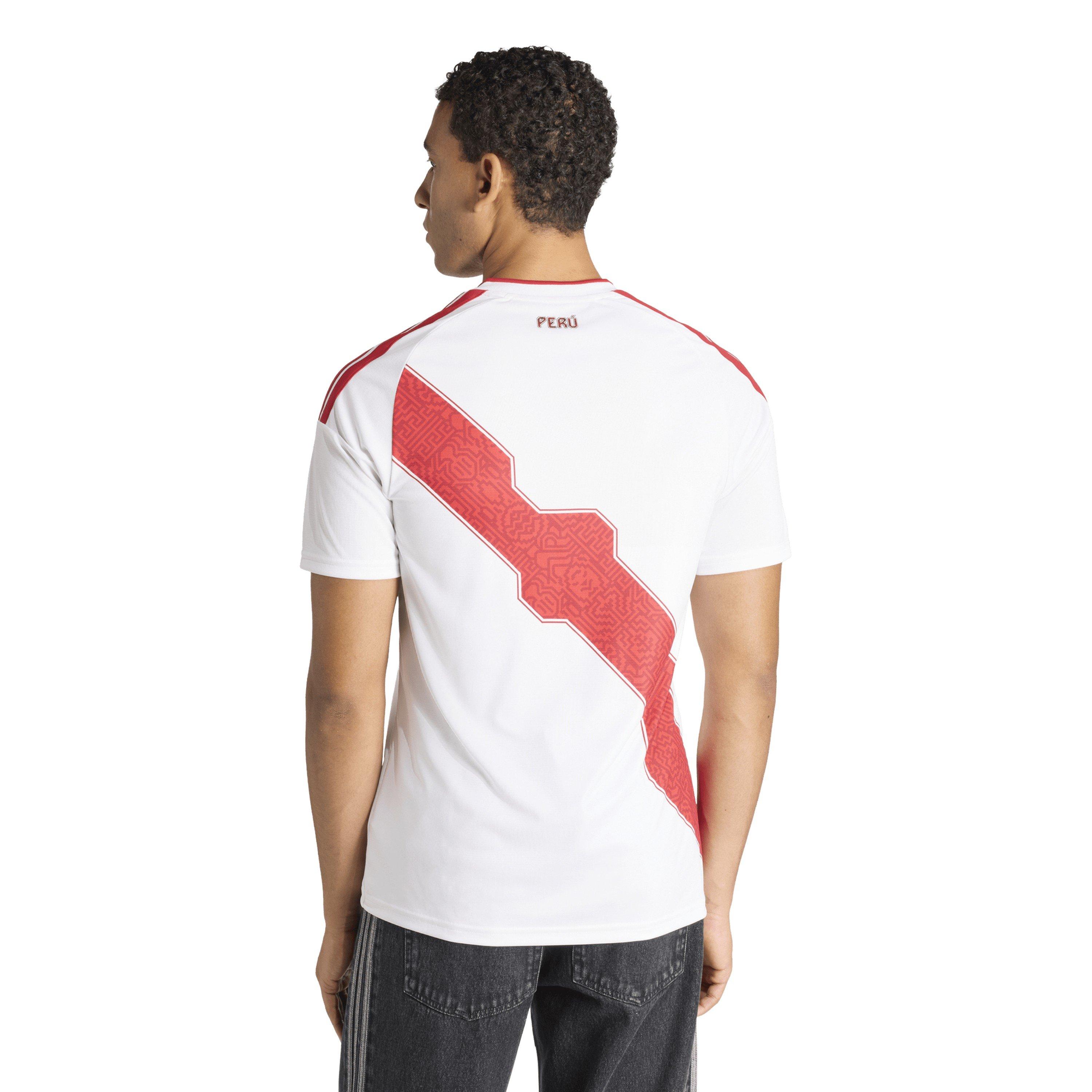 White/Red - adidas - Peru Home Shirt World Cup 2026 Mens - 4