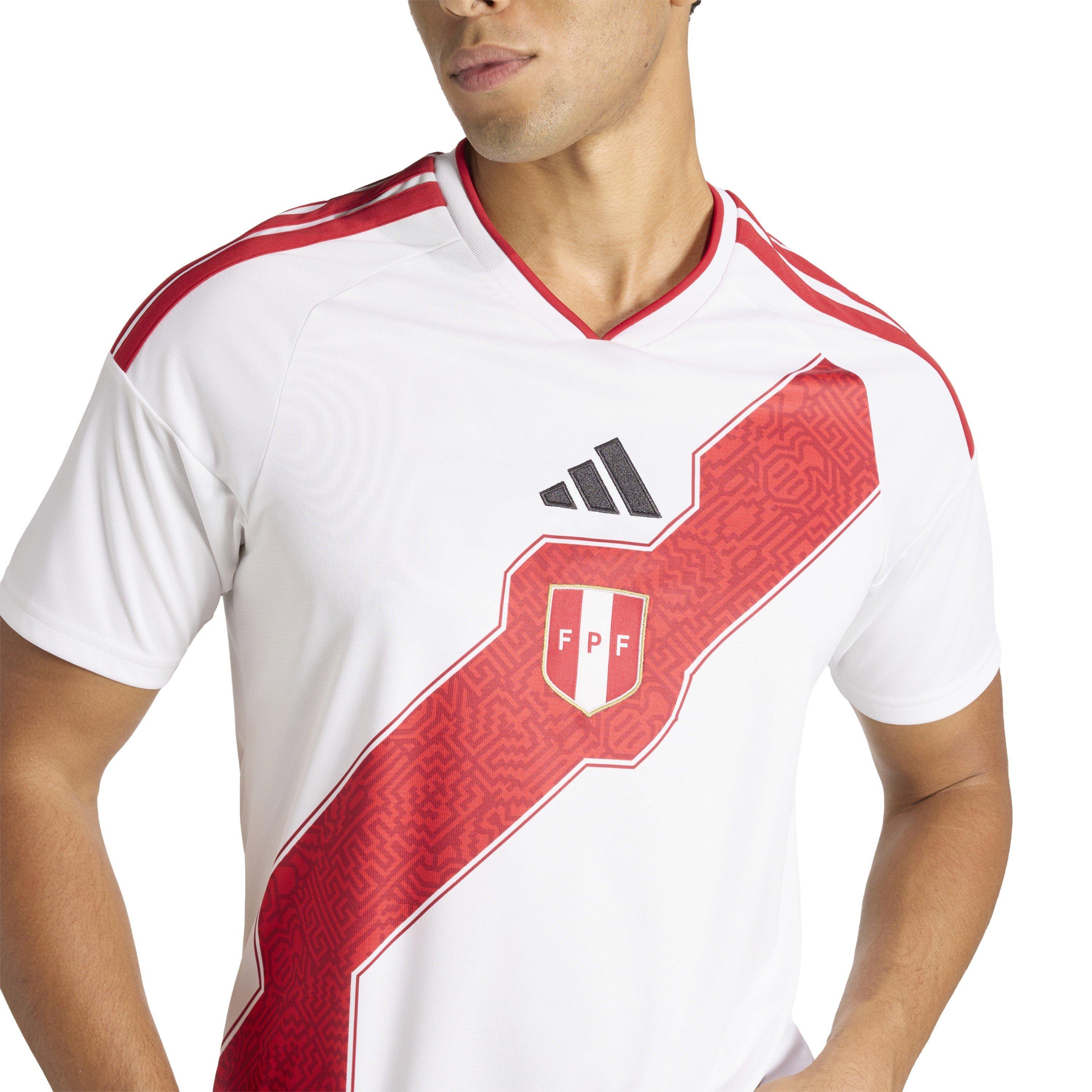 White/Red - adidas - Peru Home Shirt World Cup 2026 Mens - 5