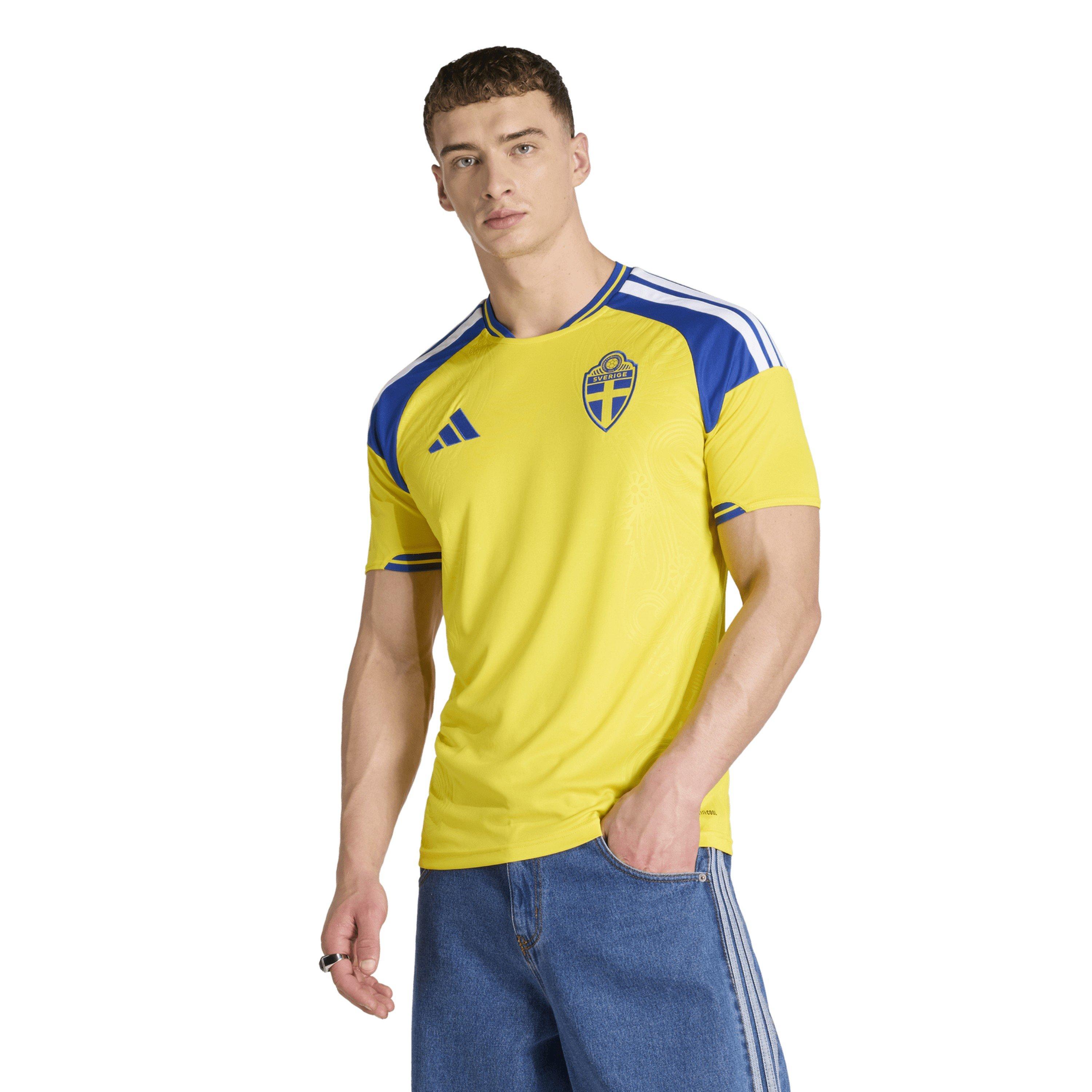 Yellow/Blue - adidas - Sweden Home Shirt World Cup 2026 Mens - 3