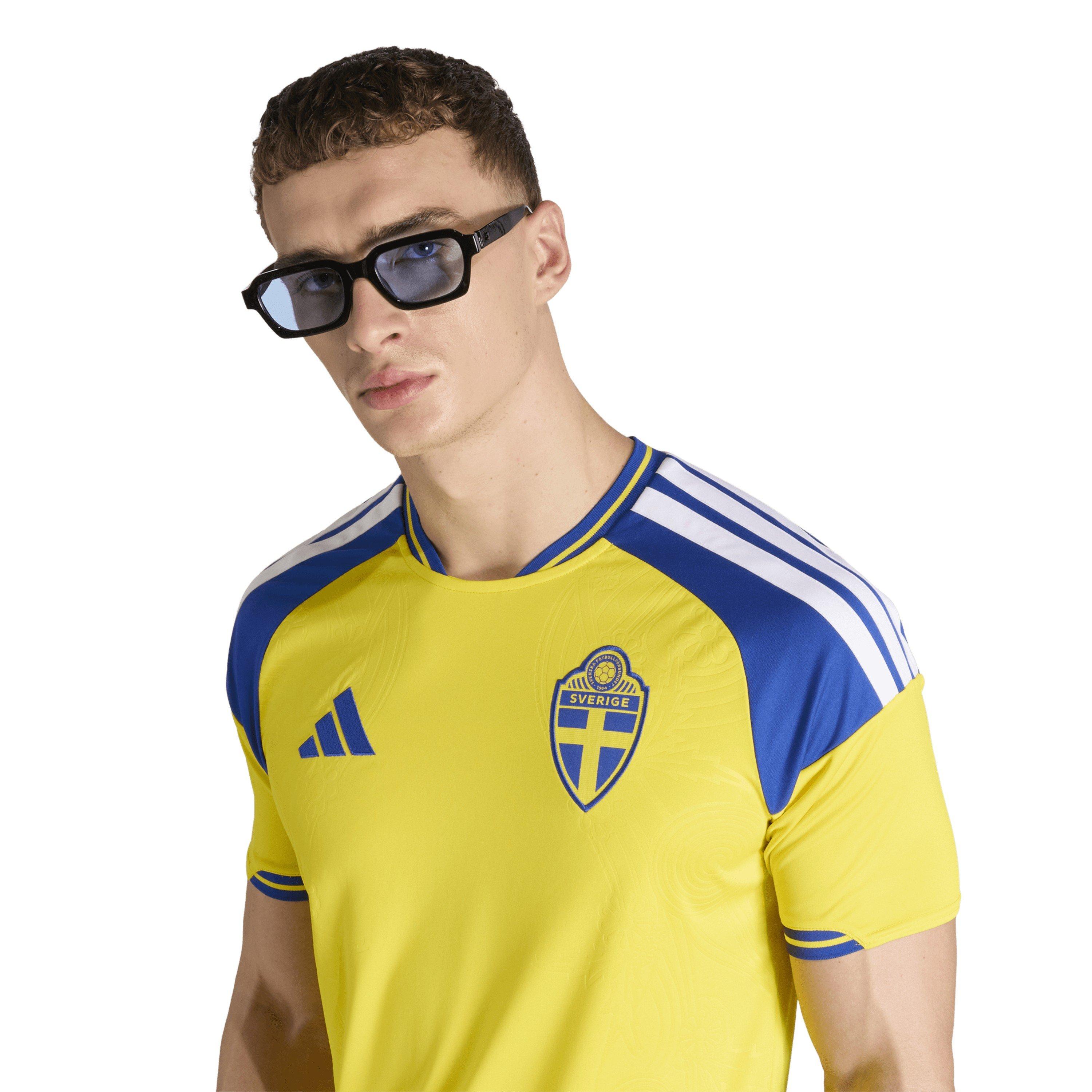 Yellow/Blue - adidas - Sweden Home Shirt World Cup 2026 Mens - 5