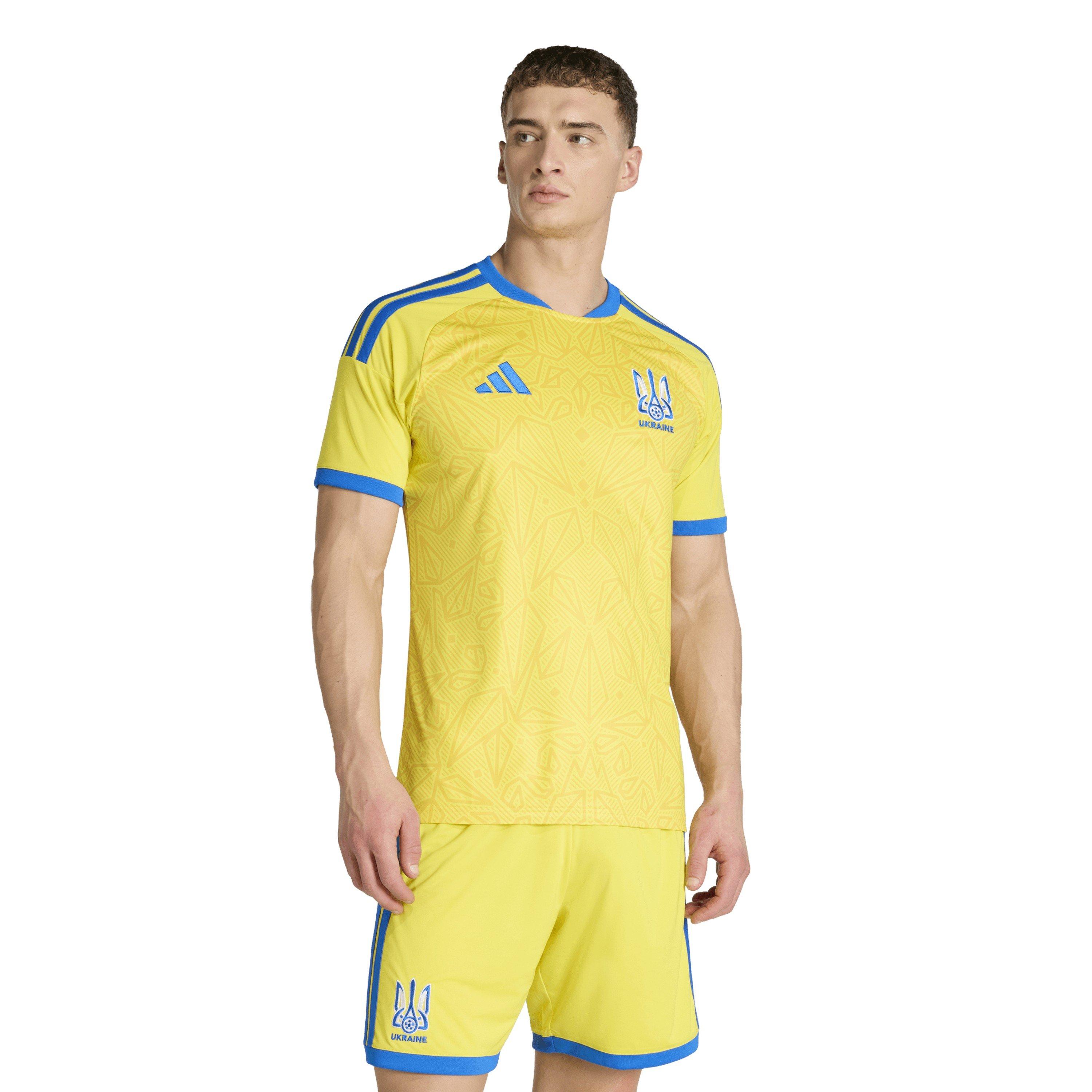 Yellow/Blue - adidas - Ukraine Home Shirt World Cup 2026 Mens - 3