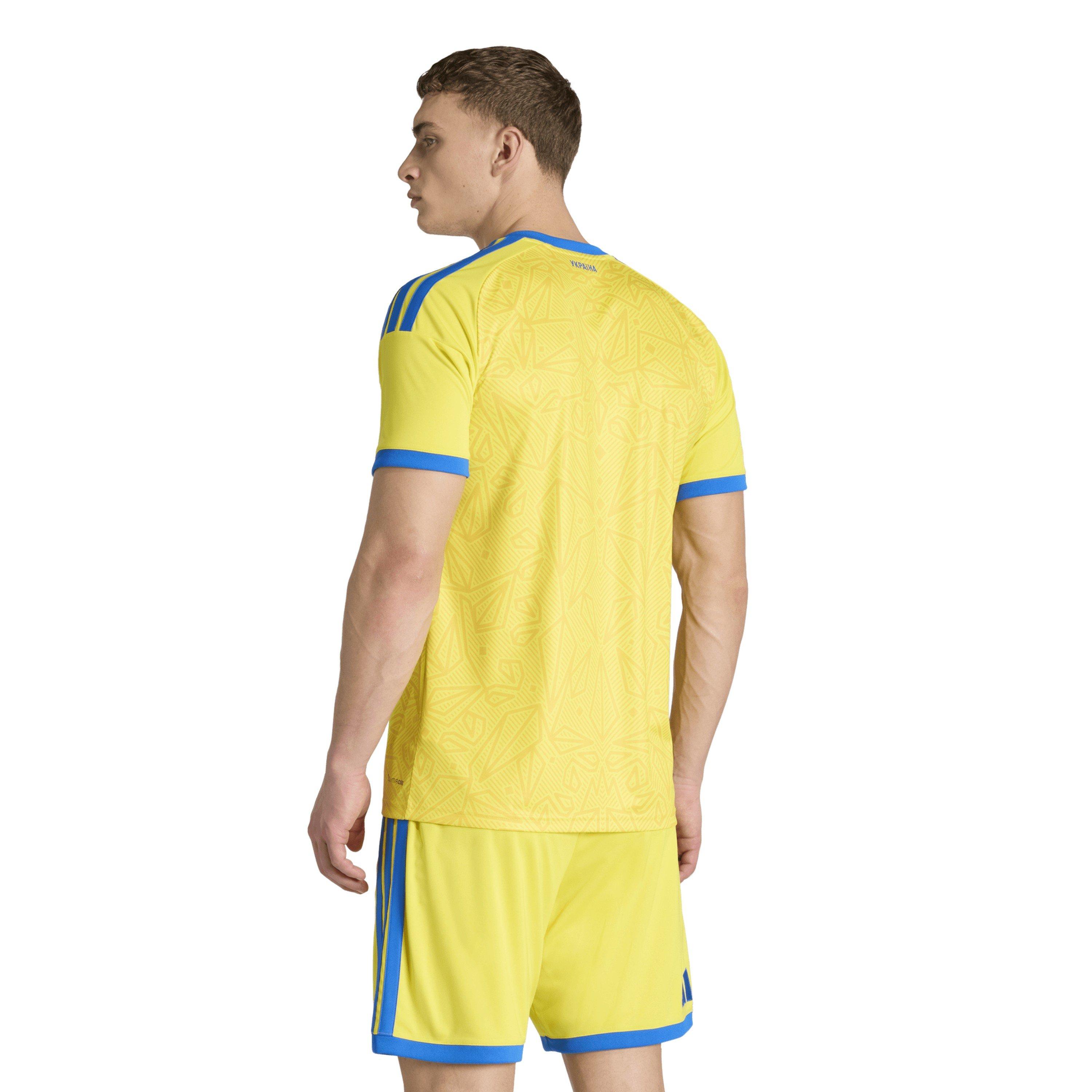 Yellow/Blue - adidas - Ukraine Home Shirt World Cup 2026 Mens - 4