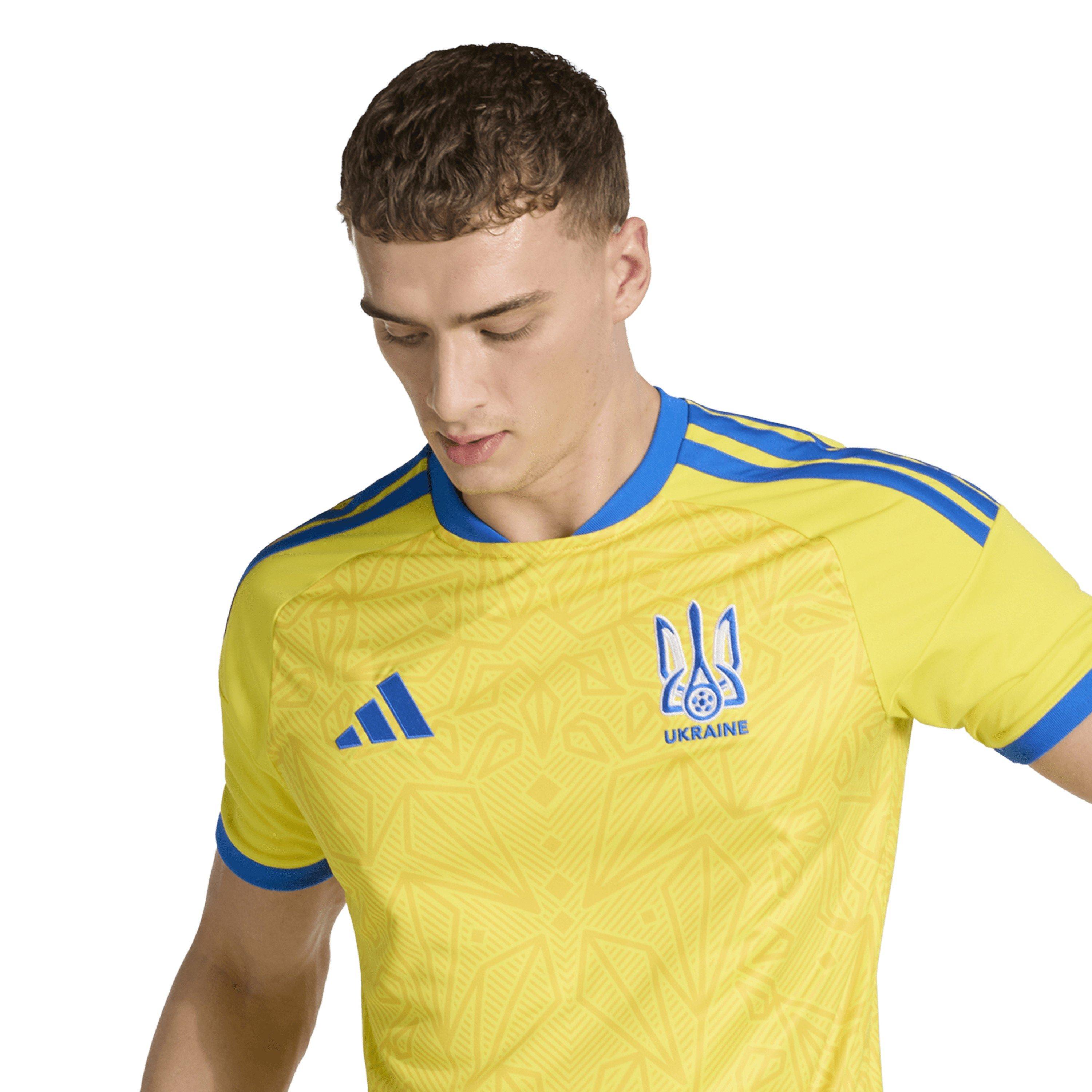 Yellow/Blue - adidas - Ukraine Home Shirt World Cup 2026 Mens - 5