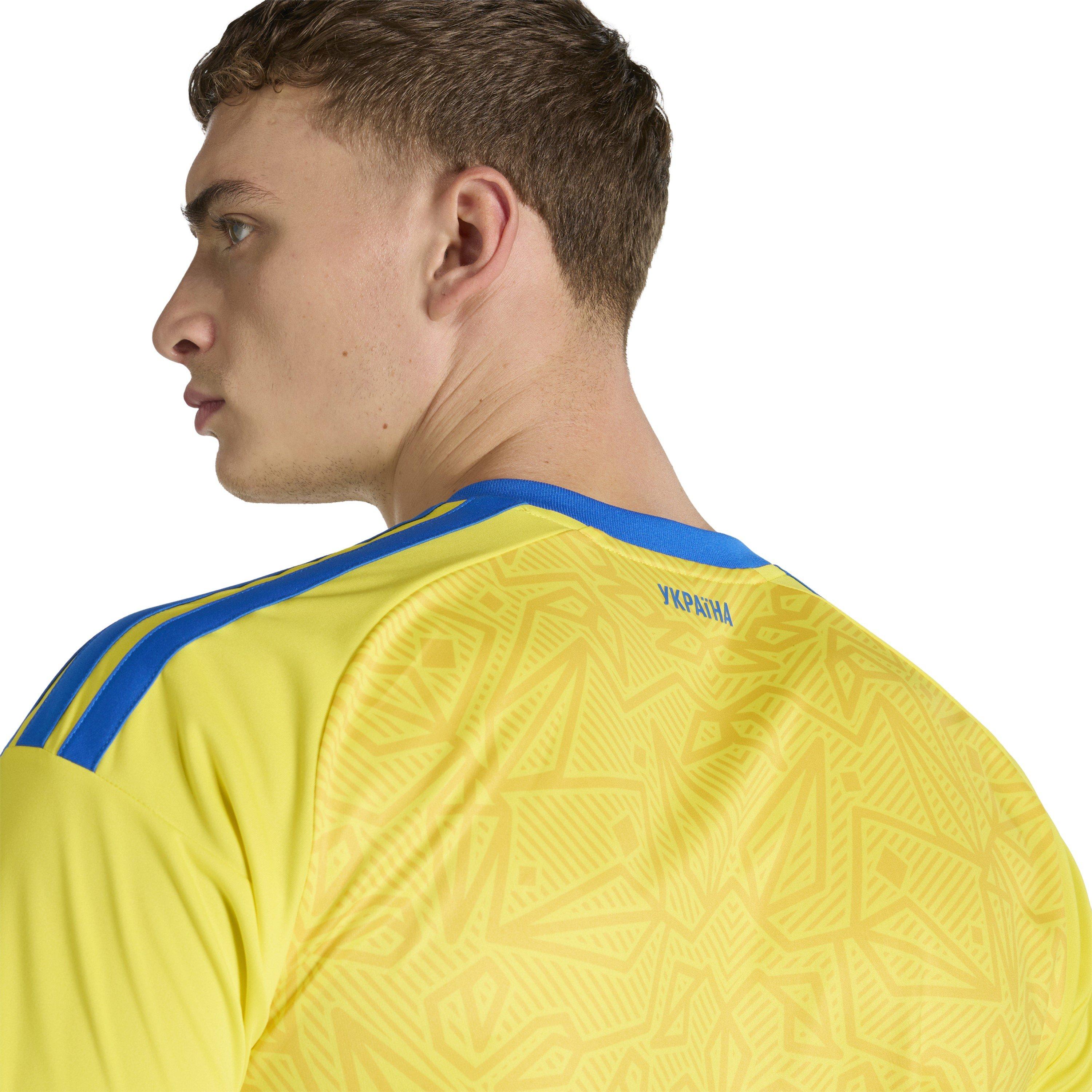 Yellow/Blue - adidas - Ukraine Home Shirt World Cup 2026 Mens - 6