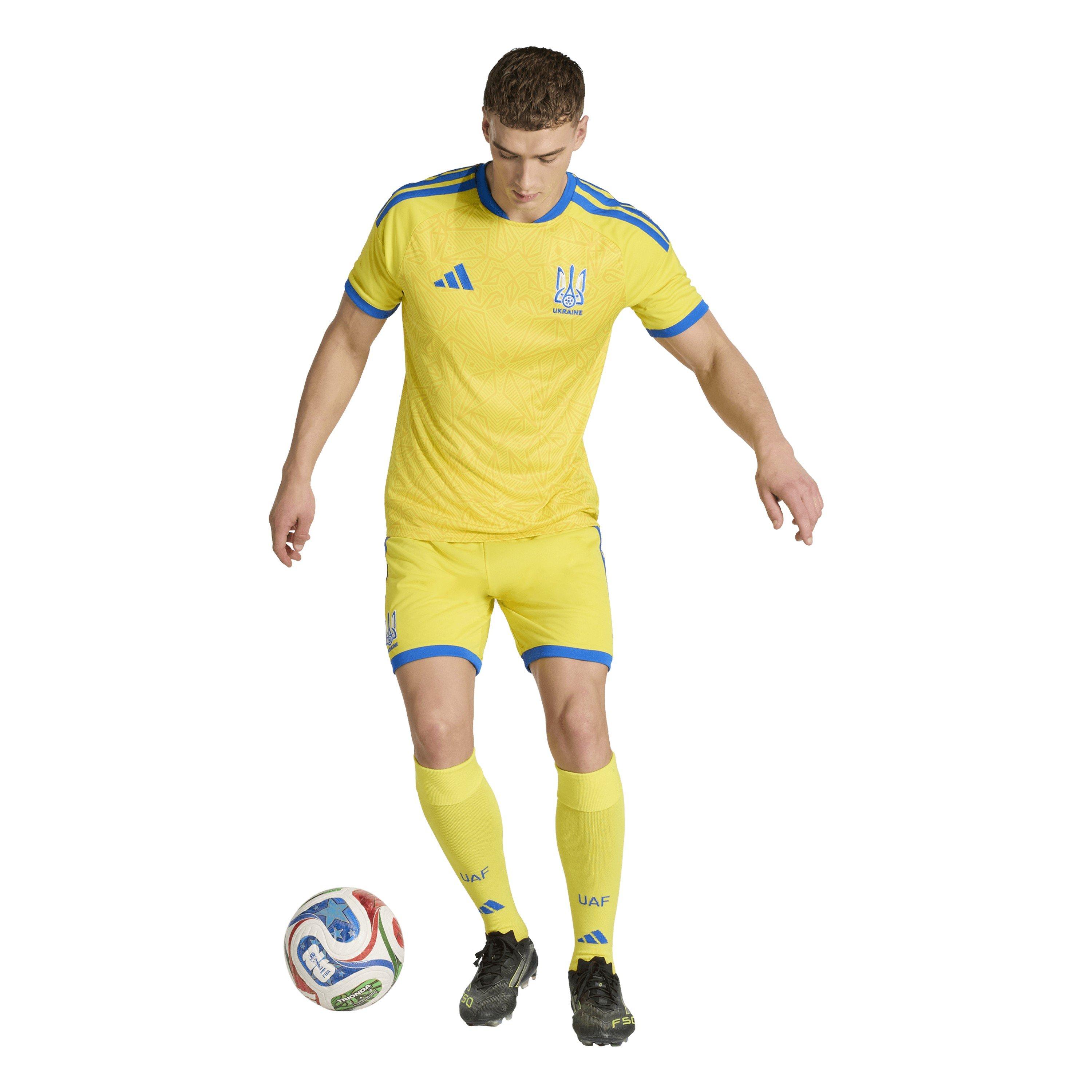 Yellow/Blue - adidas - Ukraine Home Shirt World Cup 2026 Mens - 7