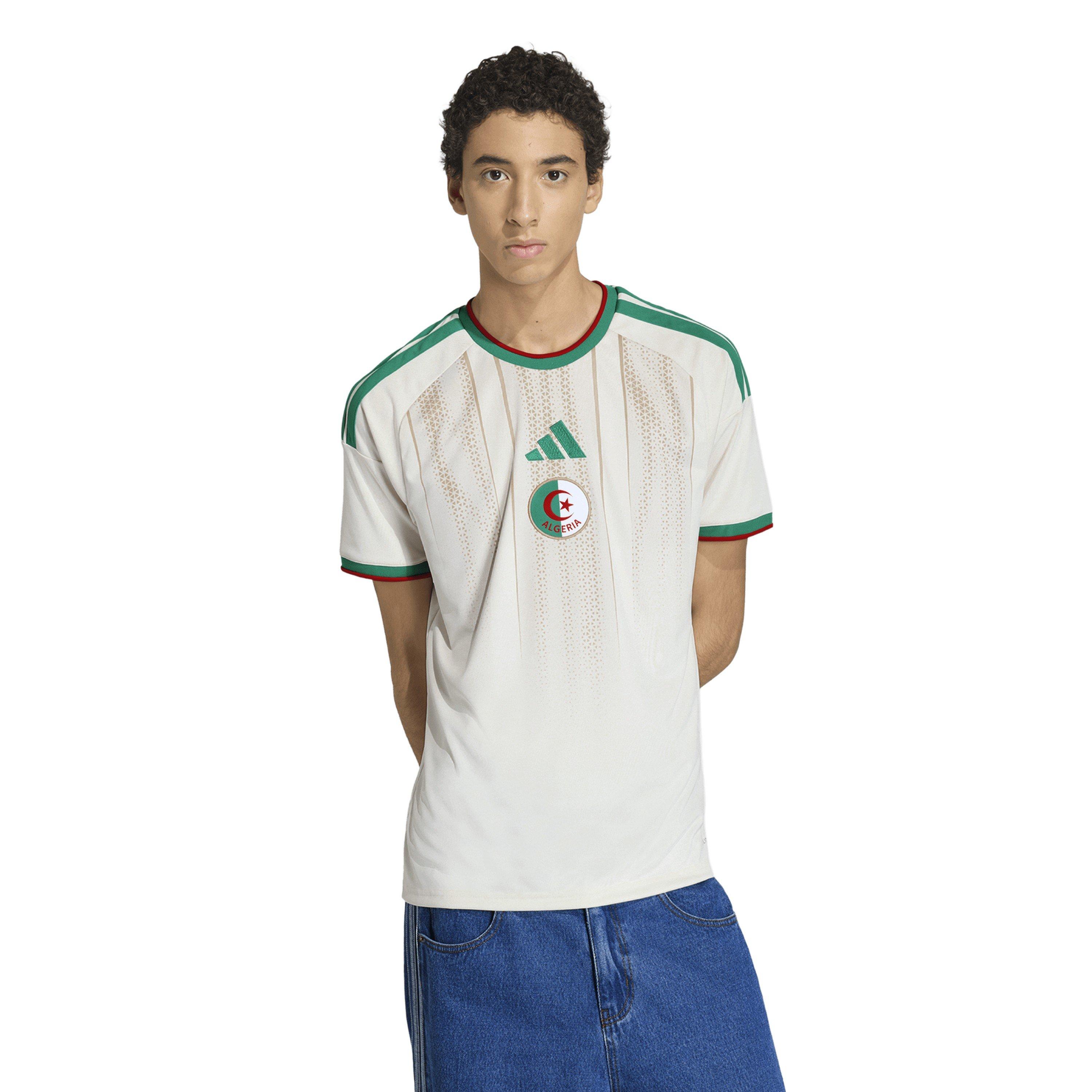 White/Green - adidas - Algeria Home Shirt World Cup 2026 Mens - 3