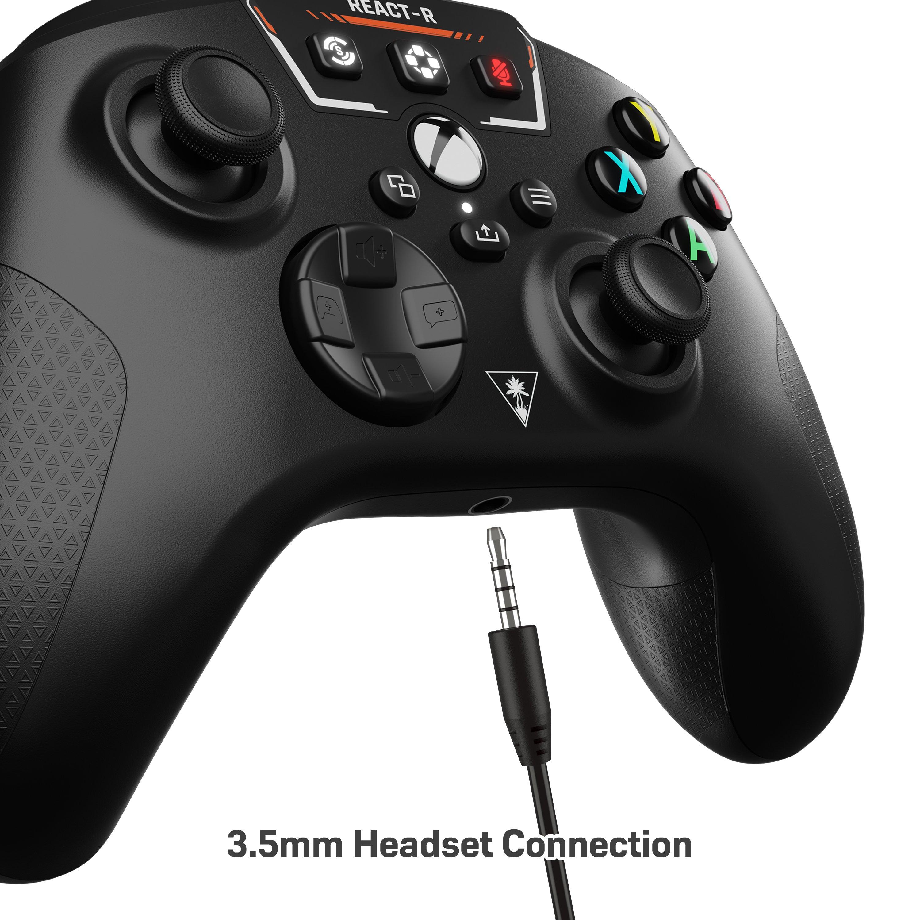 Preto - Turtle Beach - React - R Xbox & PC wired controller - 4